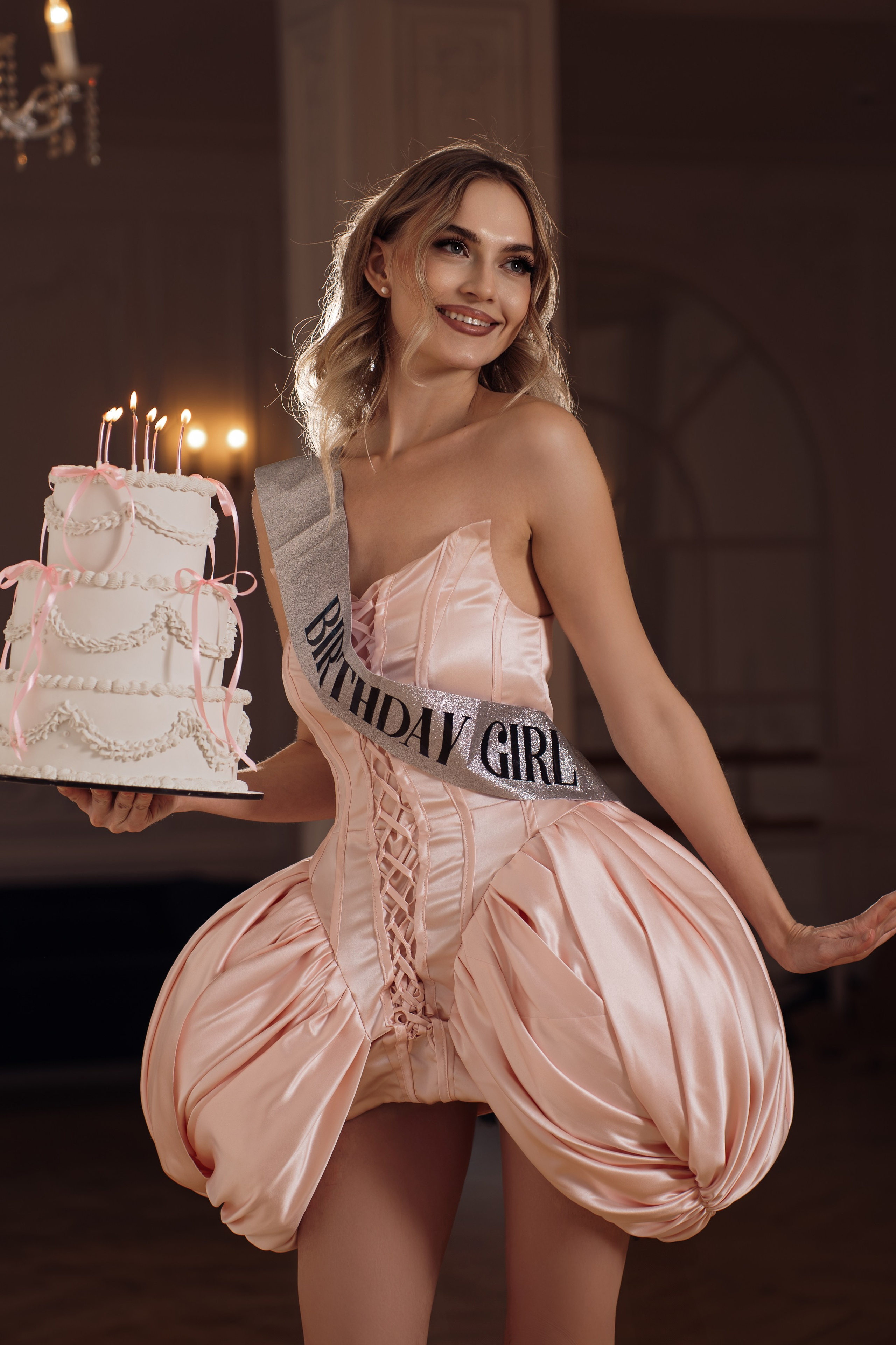 Съемка на День Рождения с тортом. Женский фотограф Санкт-Петербург