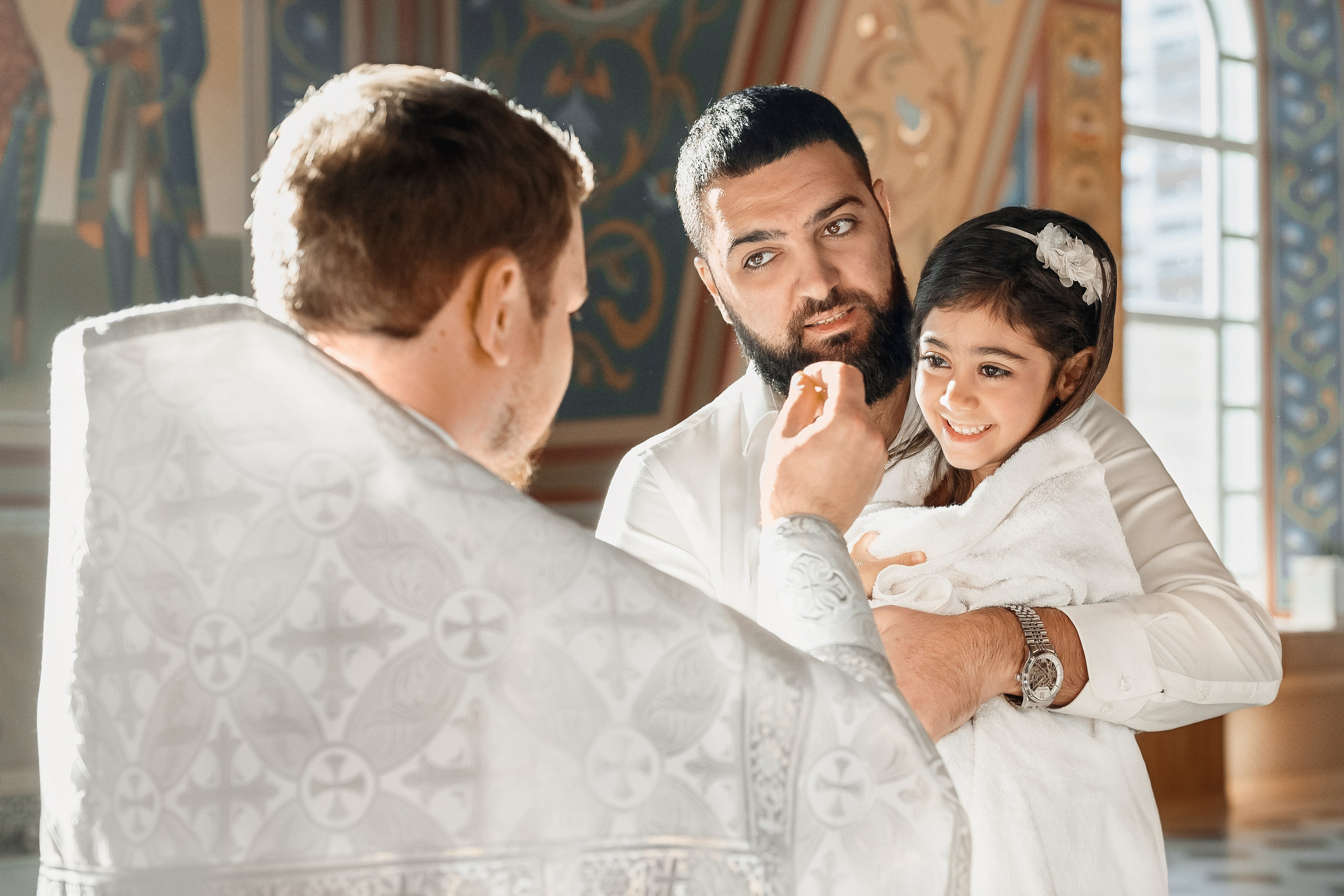 Храм Угрешского. Двойное крещение. Церковный фотограф на Таинство Крещения и Венчания в Оренбурге и Оренбургской области Екатерина Белкина