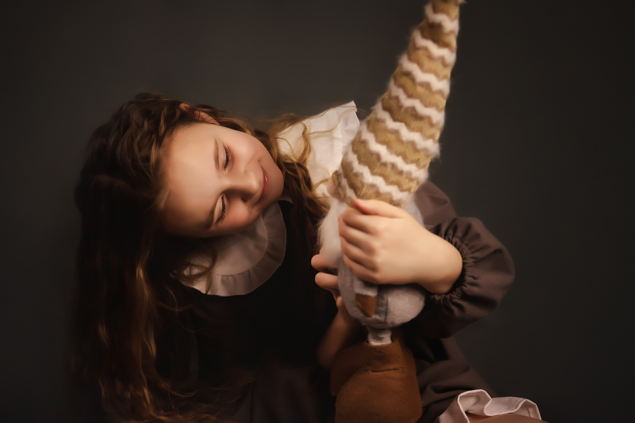 Фотоистория «Девочка и гном». Детский, семейный и свадебный фотограф Воронежской области