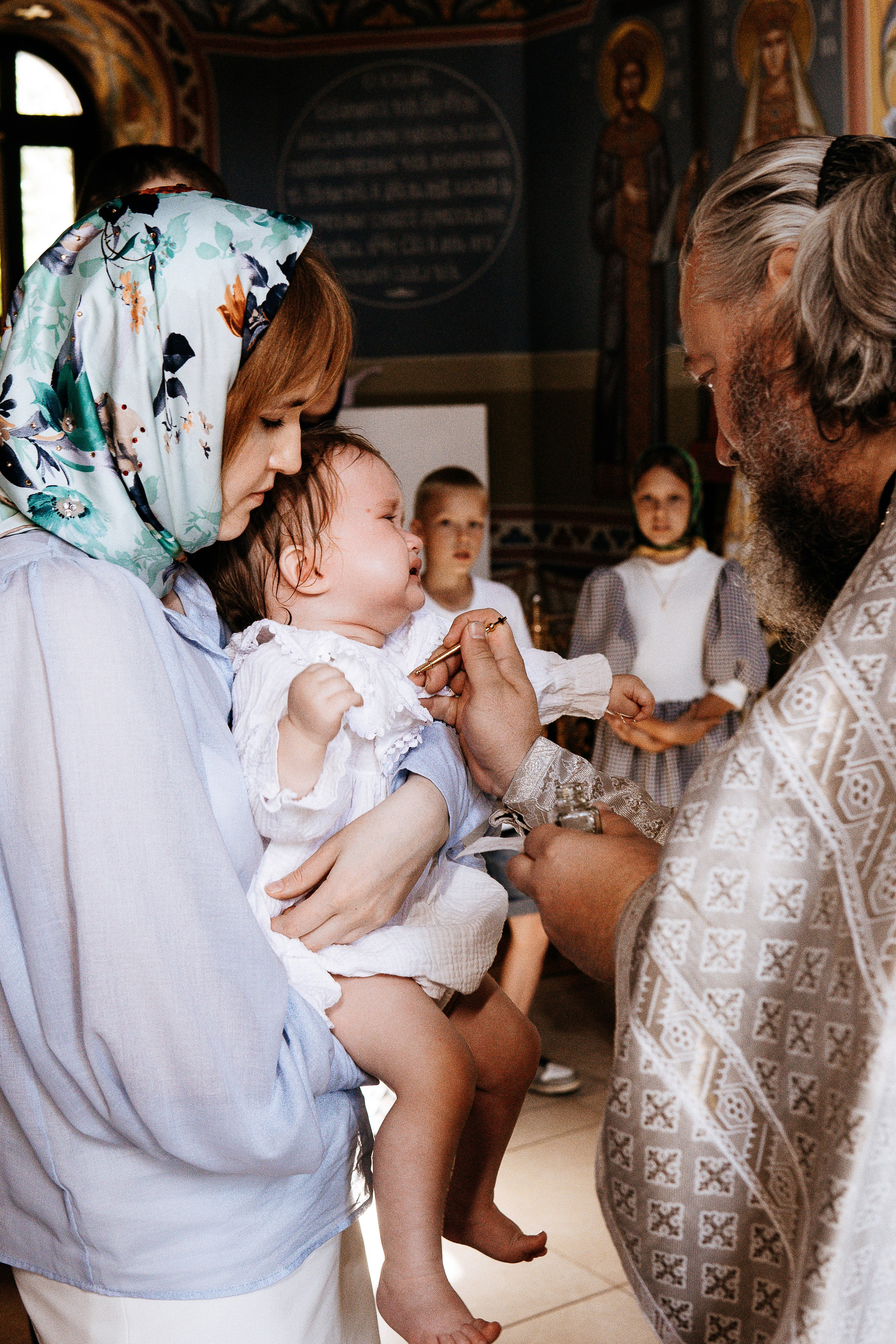 Крещение Александры. Фотограф Алла Быкова