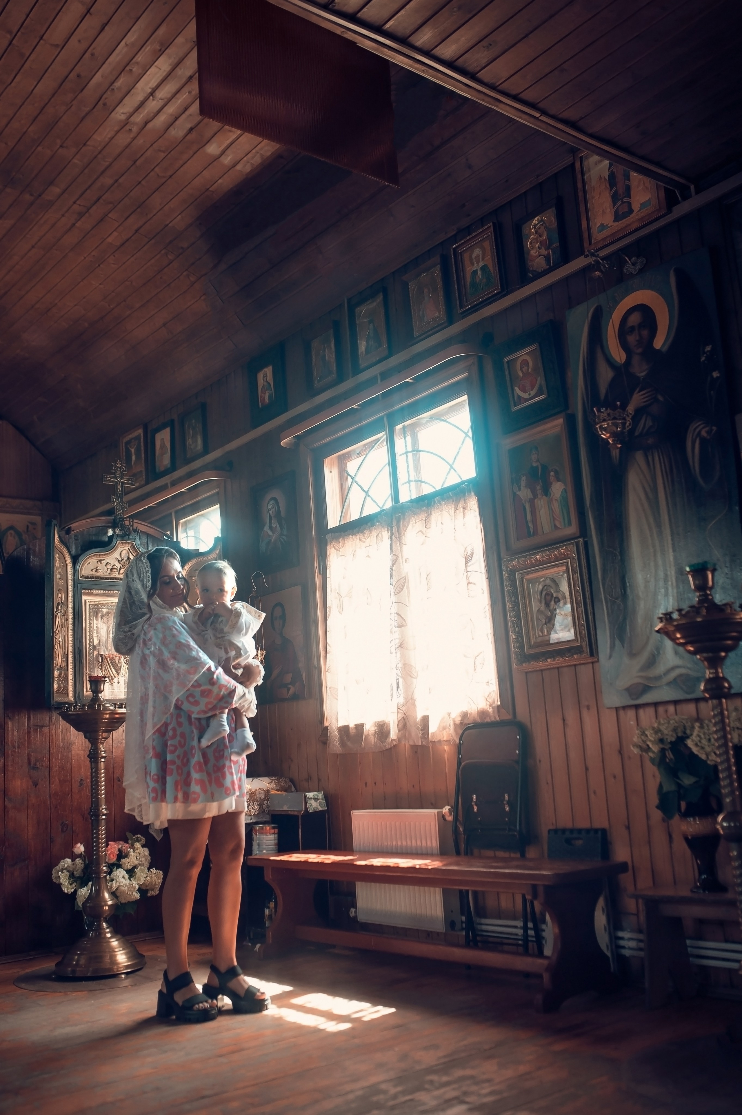 Церковь Покрова Пресвятой Богородицы в Полянах. Семейный фотограф Олеся Батурина Рязань