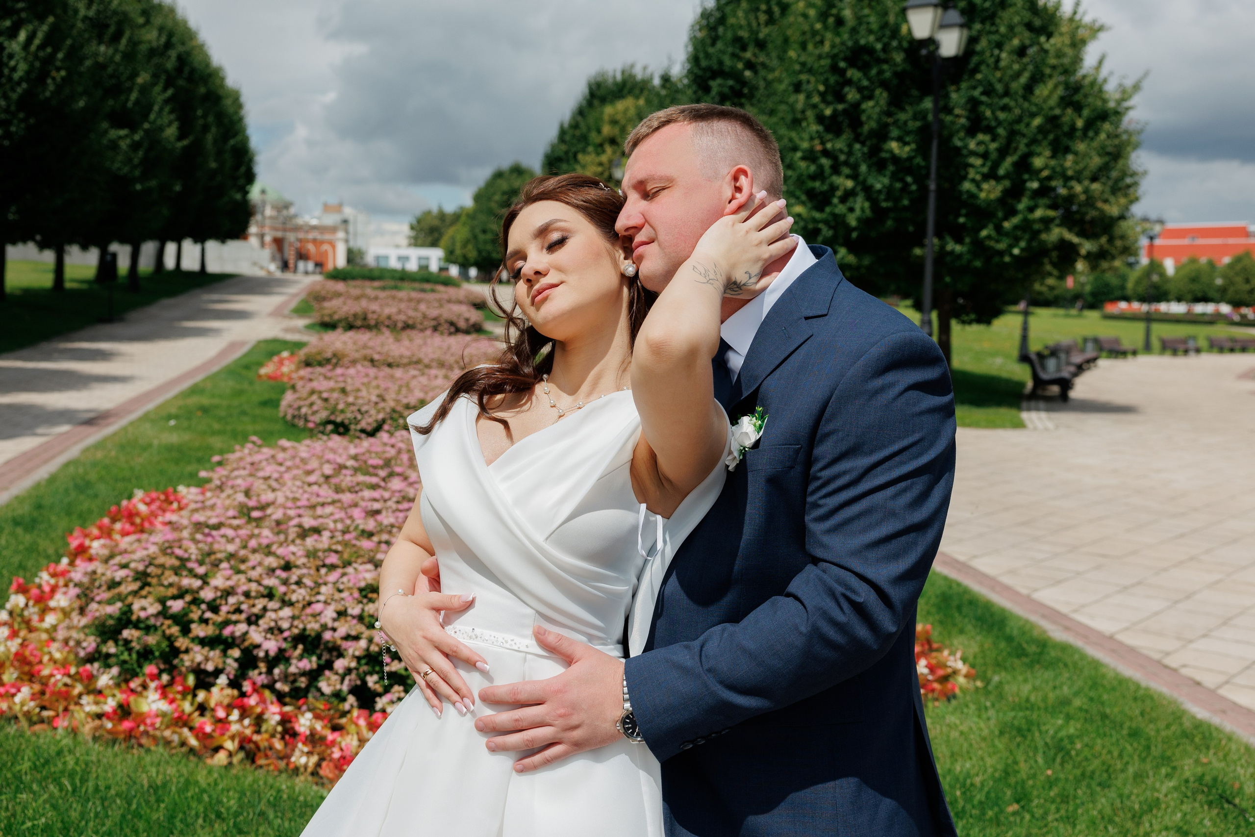 Свадебная фотосессия в Царицыно. Свадебная съёмка в Москве
