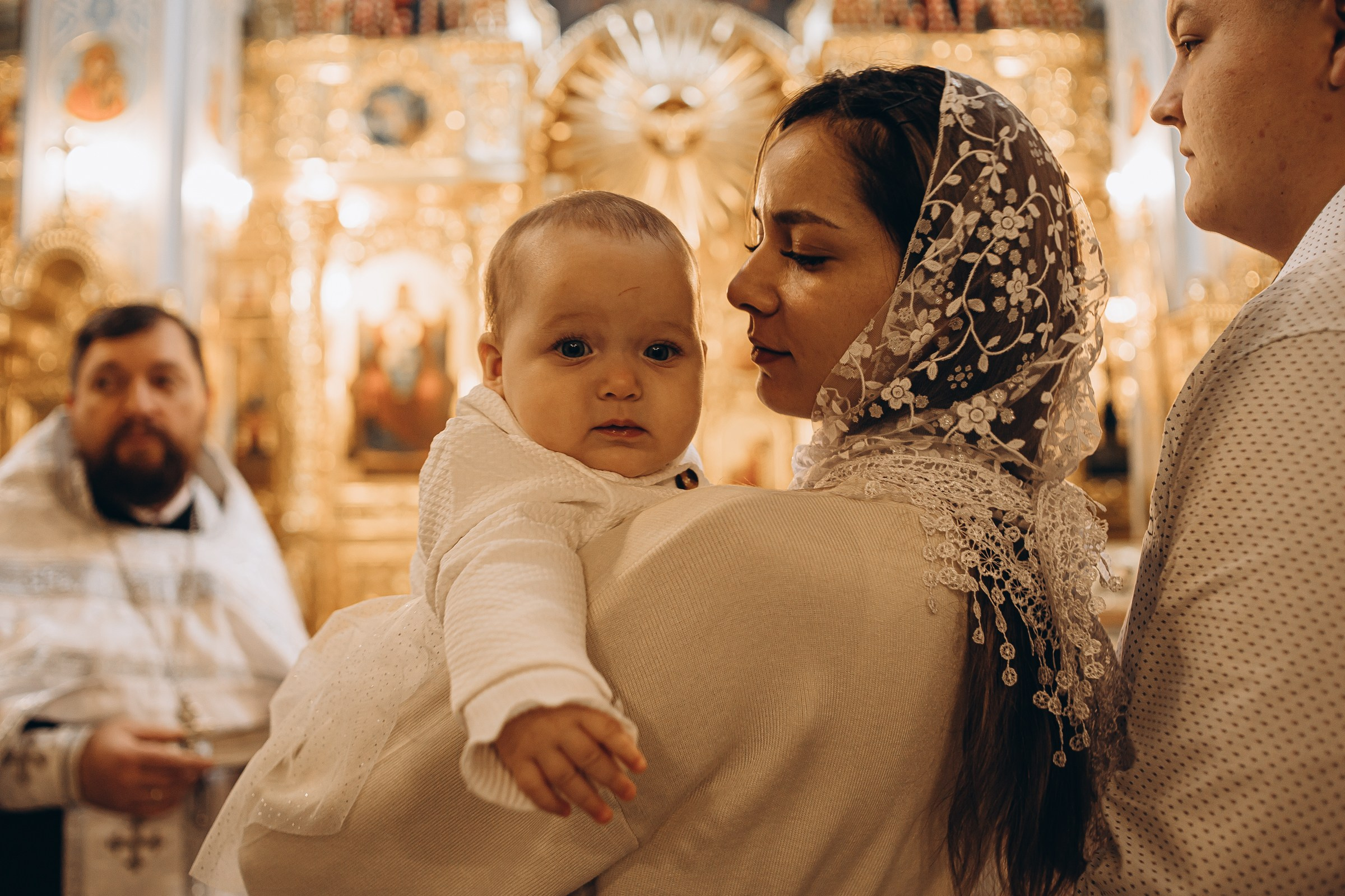 Крещение Виолетты. Семейный фотограф в Волгодонске Краченцева Анна