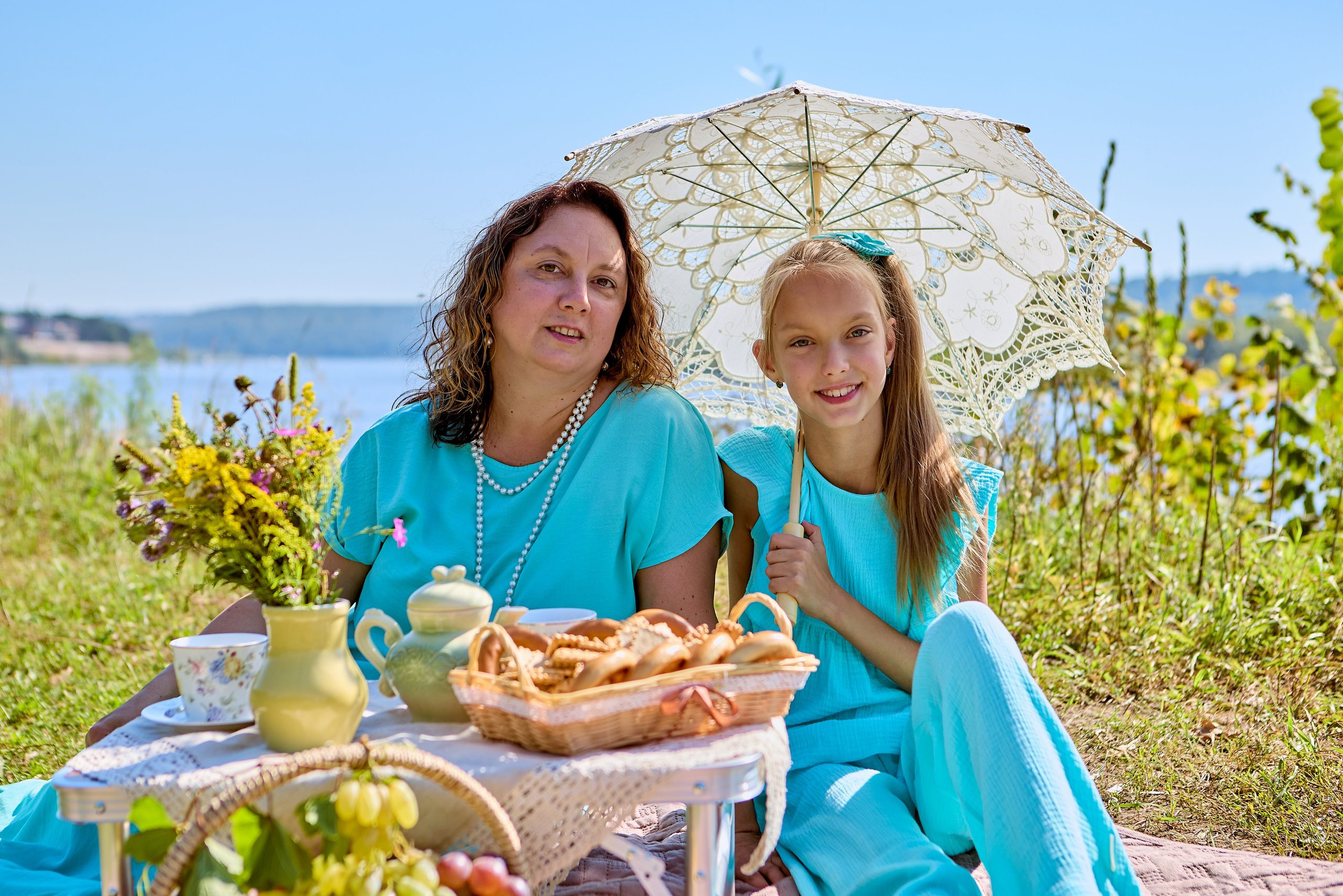 Семейная фотосессия в последний день лета