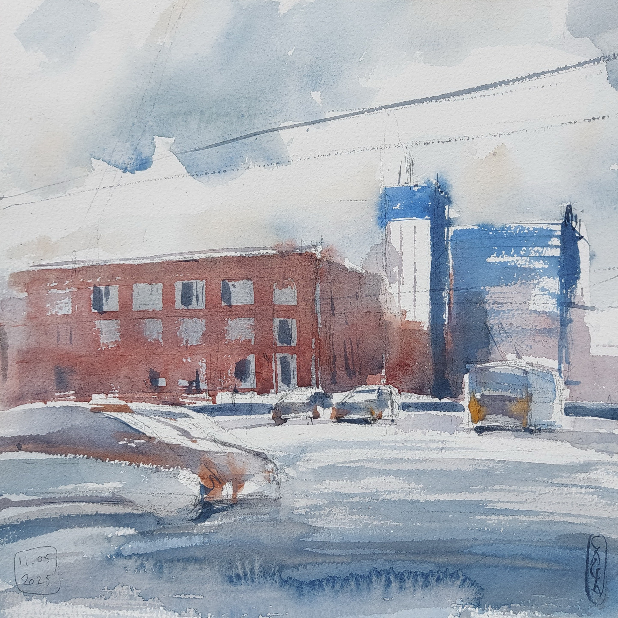 At the heart of Novosibirsk, Russia | May 2025 | 26 x 26 cm