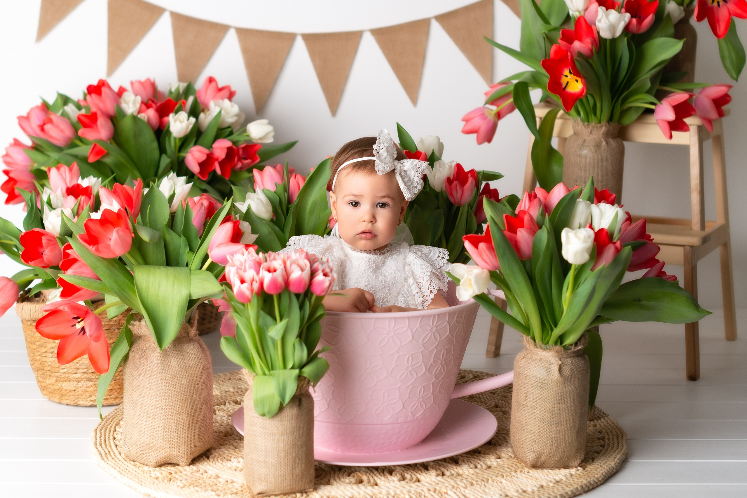 Тюльпаны. Детская фотостудия «Мандаринка» | Детский фотограф Краснодар