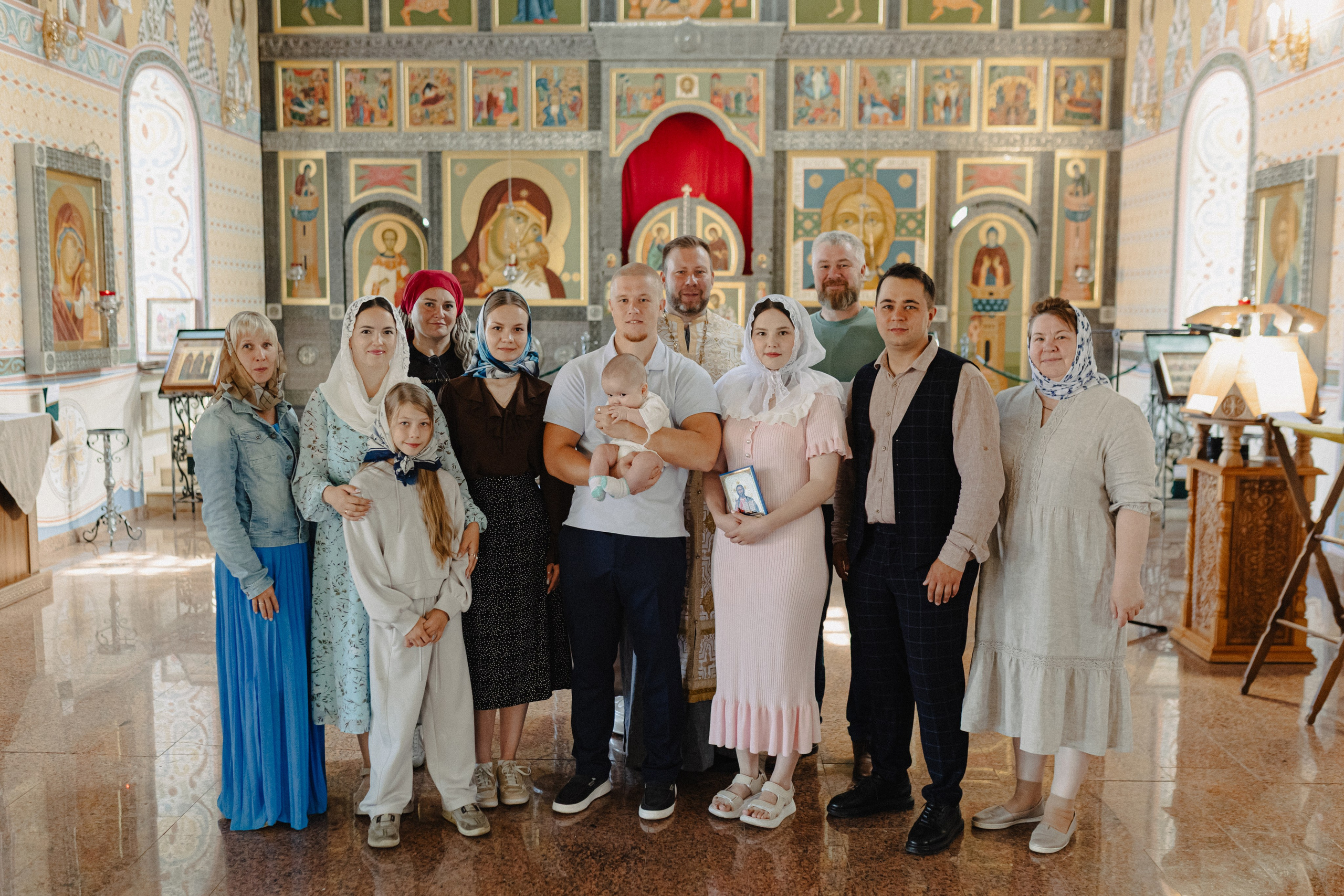 Крещение Арсения. Свадебный и семейный фотограф Женя Добрянская в Нижнем Новгороде