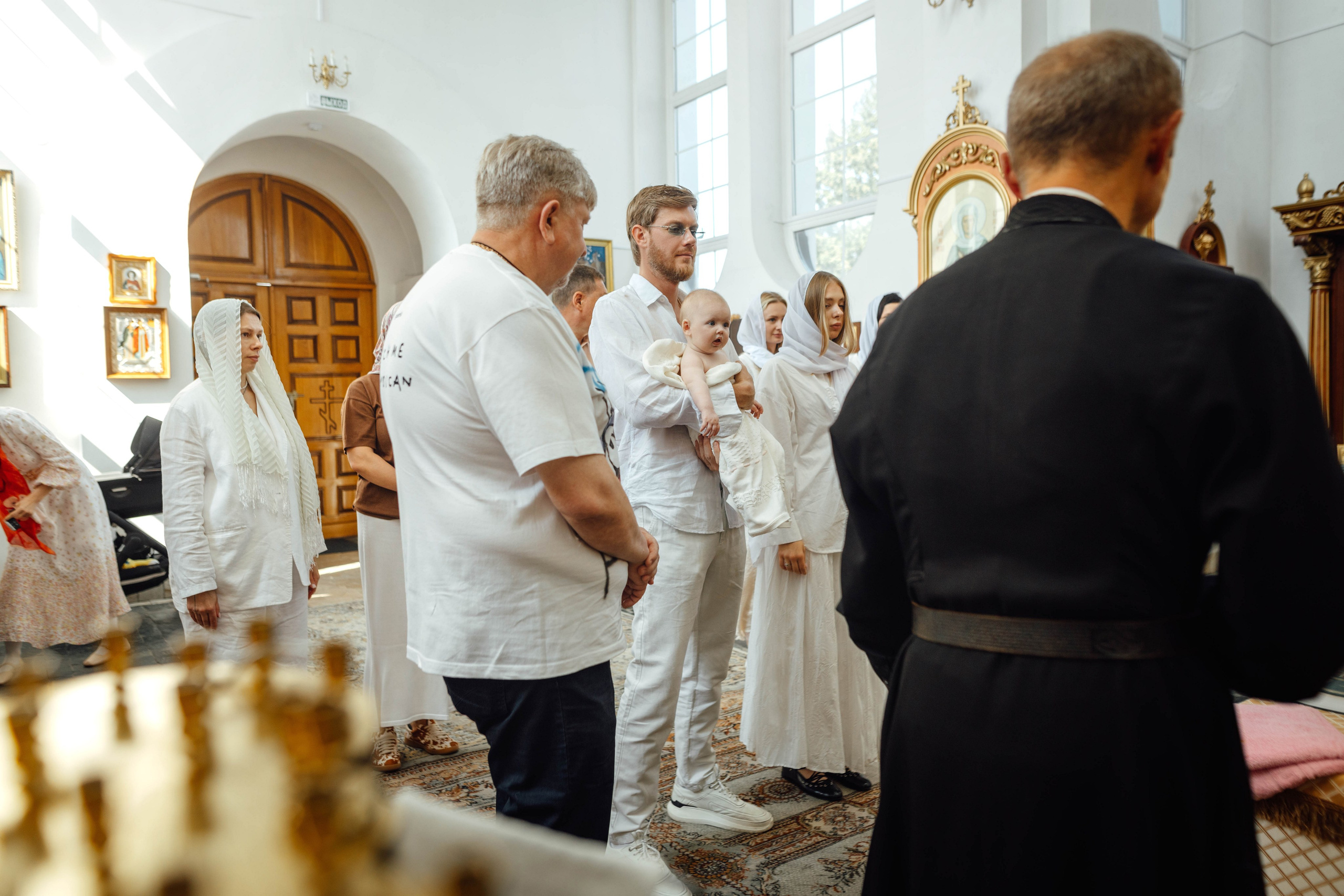 Крещение Мишель, гп. Ивенец, храм Ефросинии Полоцкой, август 2025