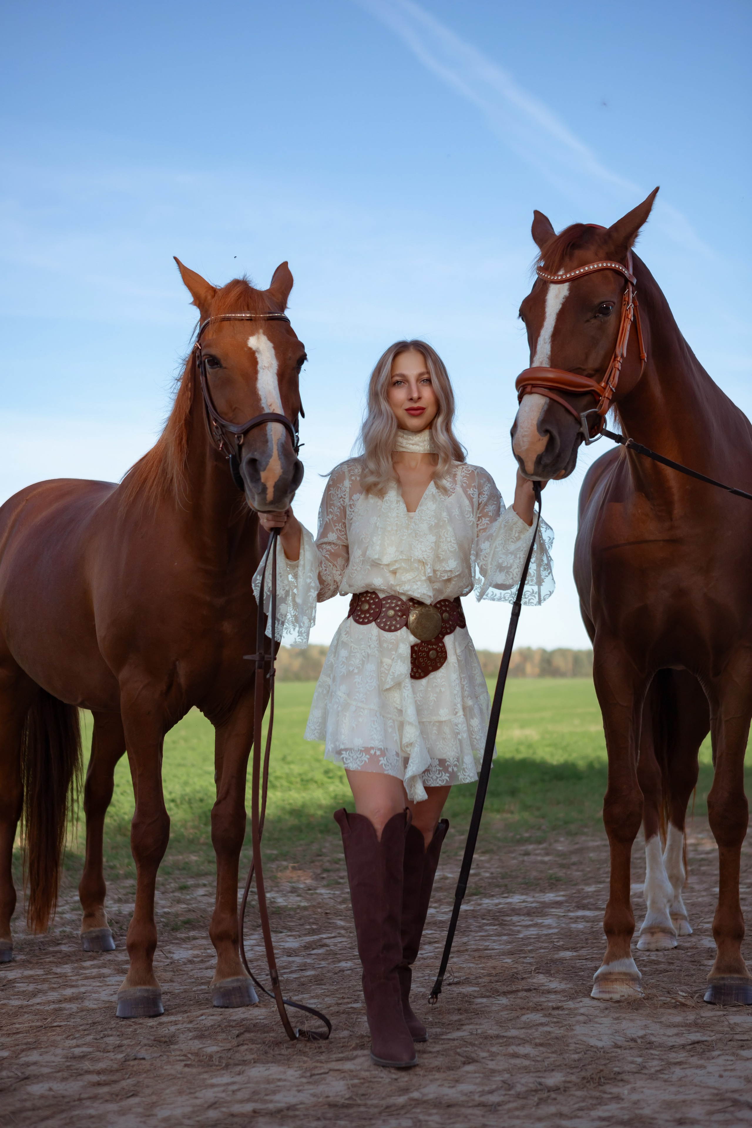 Съемка Елизавета с лошадьми. Фотограф Калуга