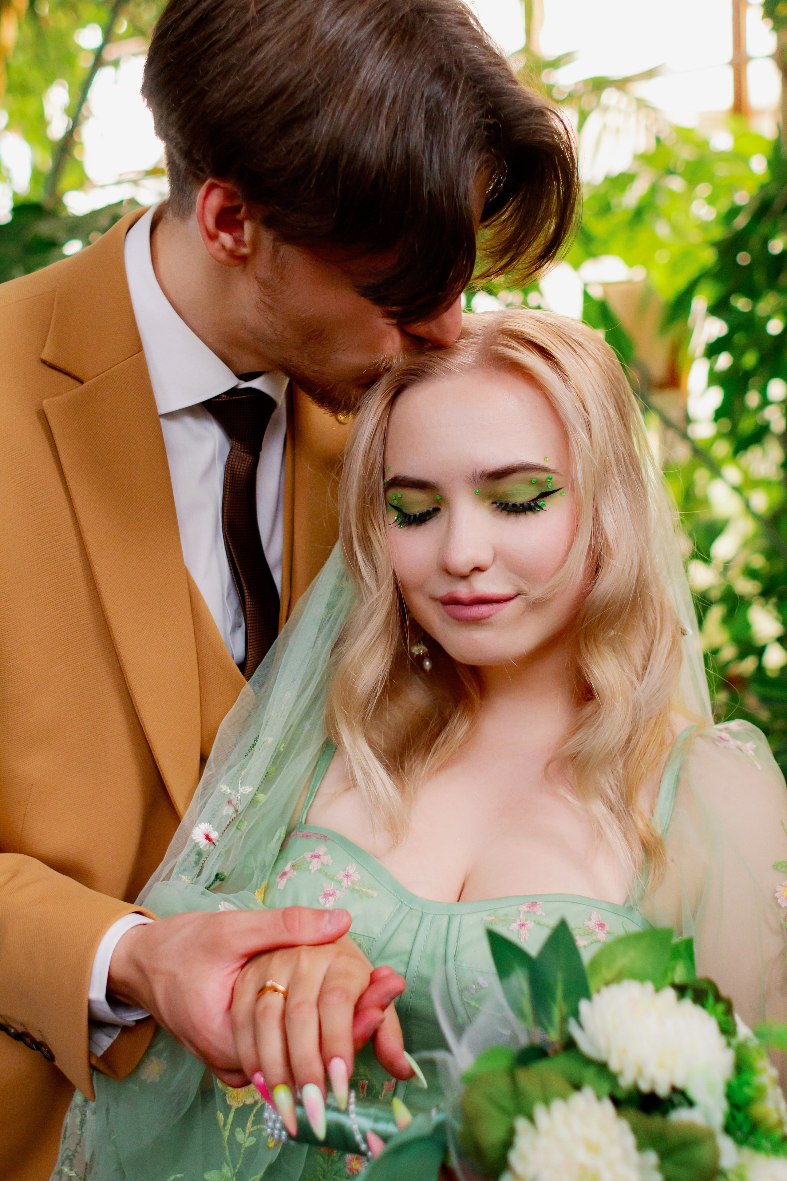 Никита и Валерия. Свадебная фотосессия в оранжерее, Екатеринбург. Фотограф в Екатеринбурге Пойгина Елена