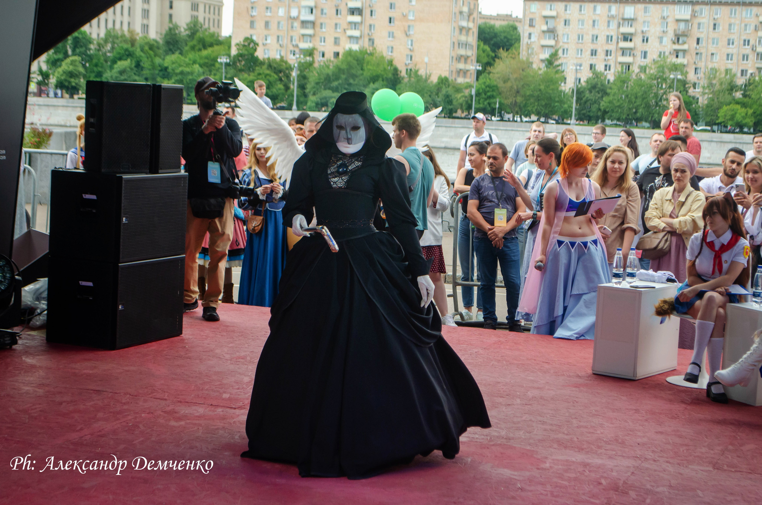 Фотосессия сцены в Москве на разных репортажных мероприятий