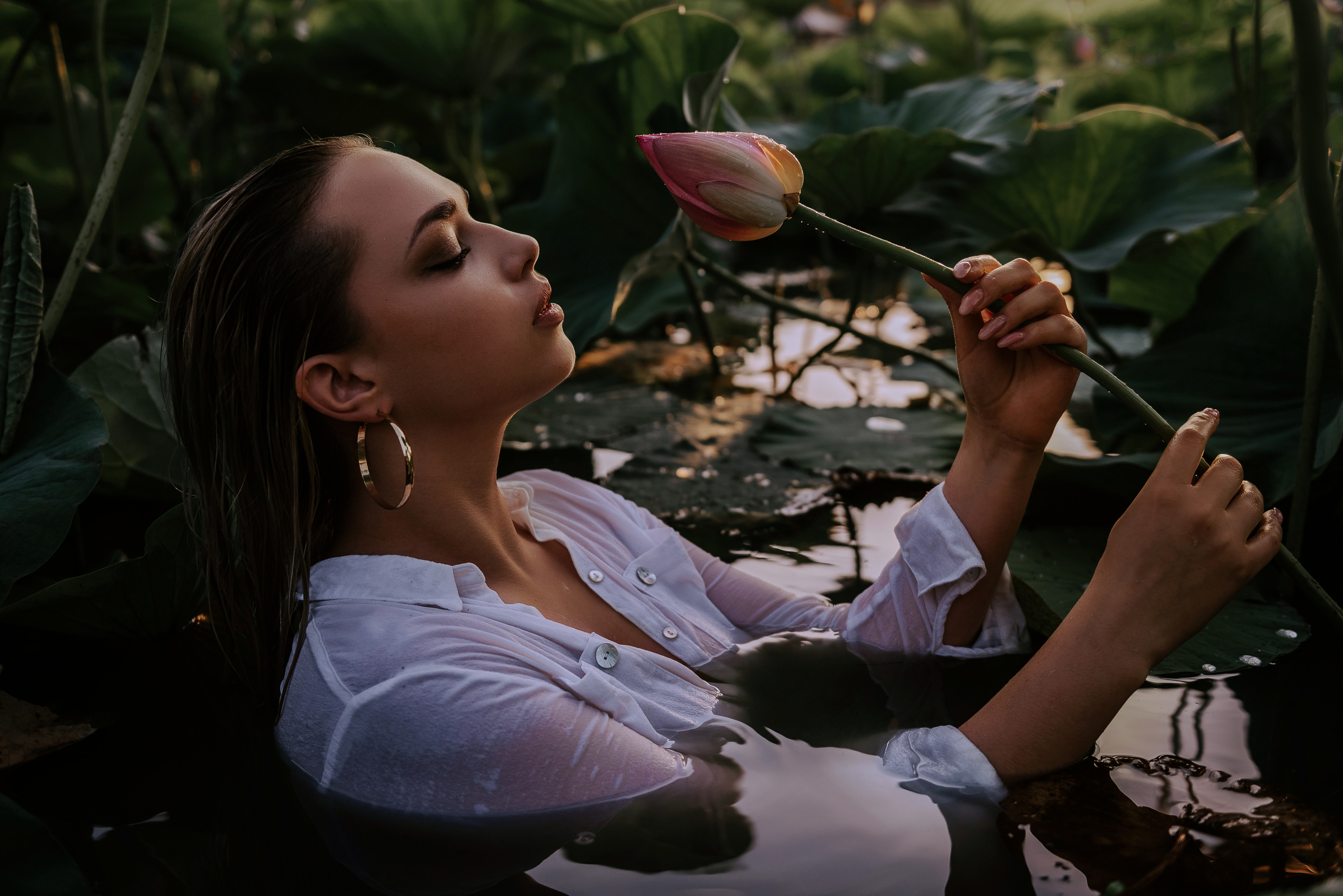 Леся и лотосы. Свадебный фотограф Марина Жемчужникова в Москве и в Белгороде