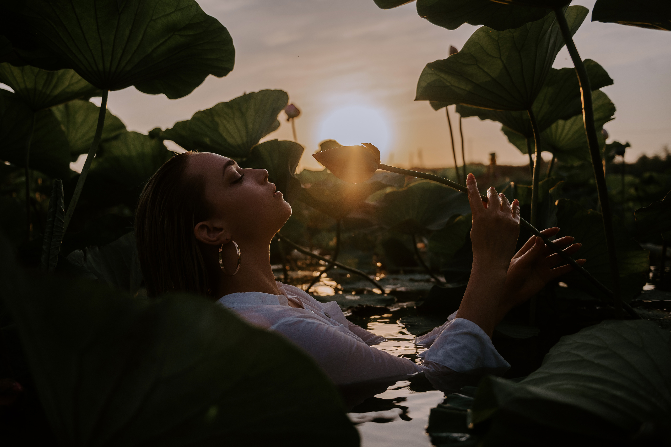 Леся и лотосы. Свадебный фотограф Марина Жемчужникова в Москве и в Белгороде
