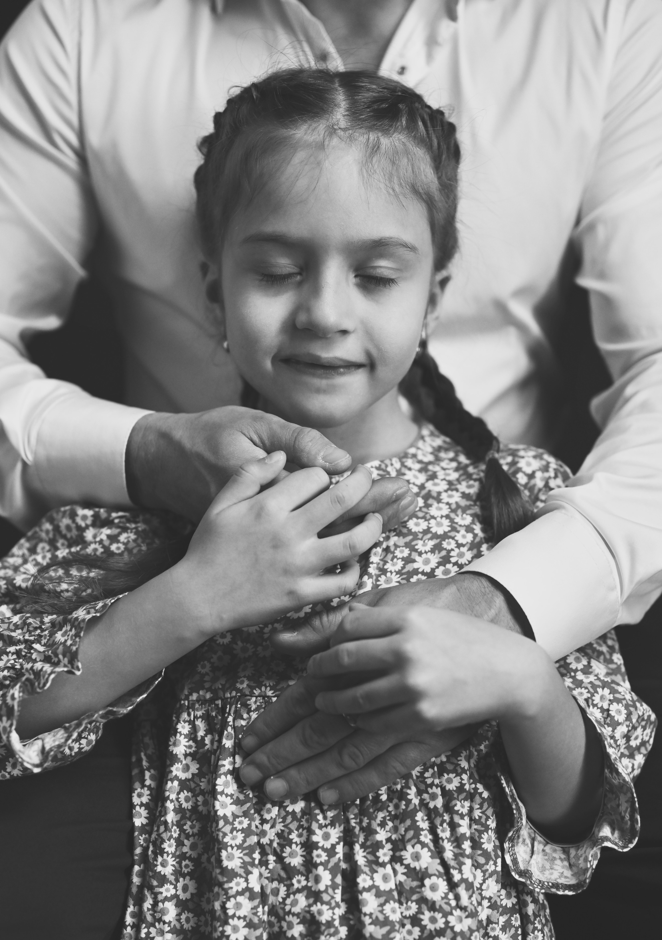 Отец и дочь. Фотограф Регина Барская, Калуга