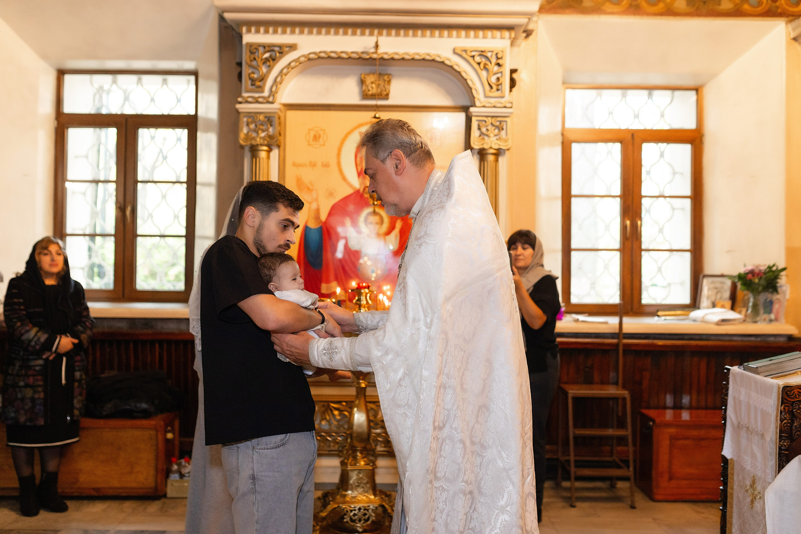 Таинство крещения Лилии. Фотограф в Железнодорожном и Балашихе
