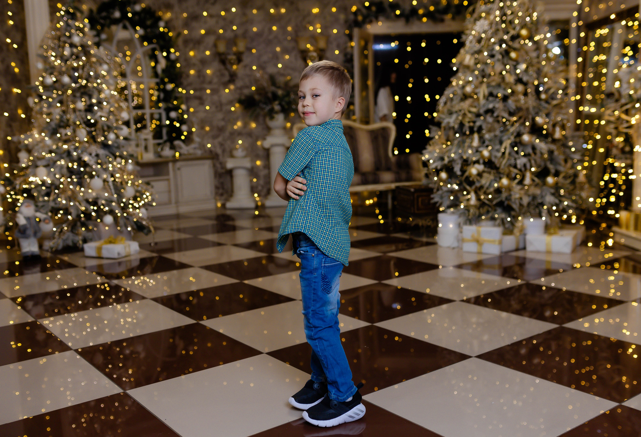 Семейная новогодняя фотосессия. Свадебный и семейный фотограф Виолетта в Липецке