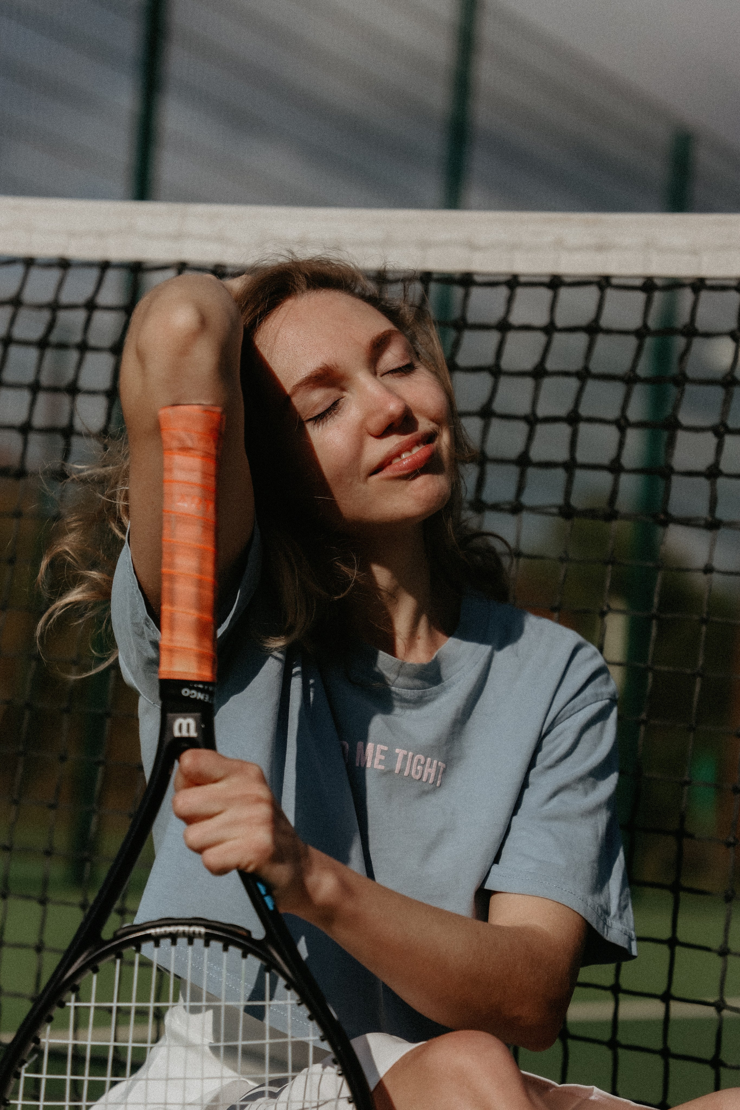 Фотосессия Марии на теннисном корте. Фотограф Иннополис Казань