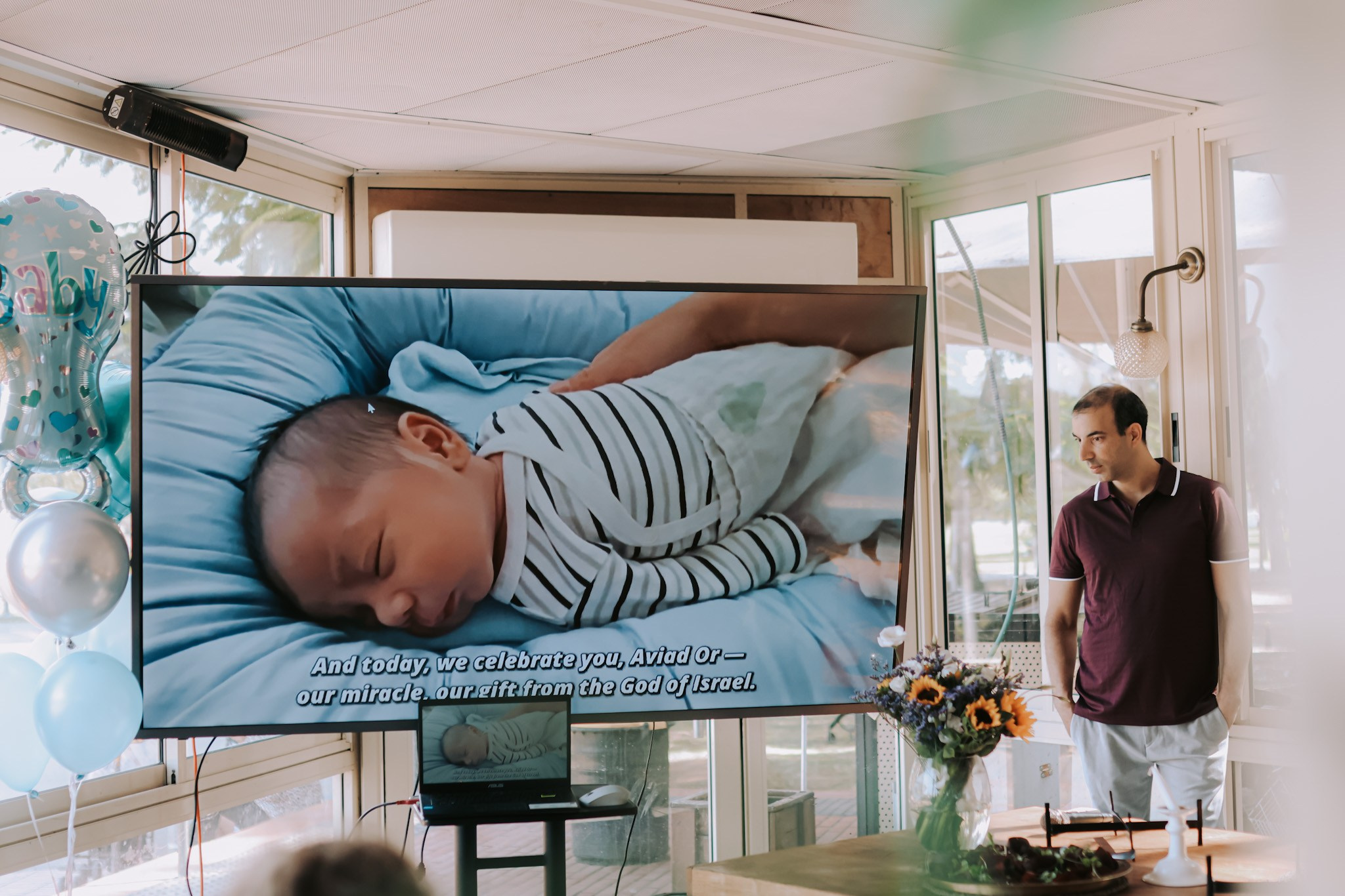 Brit Mila celebration, Ramat Gan | October 2025. Photographer in Israel Alice Milchin