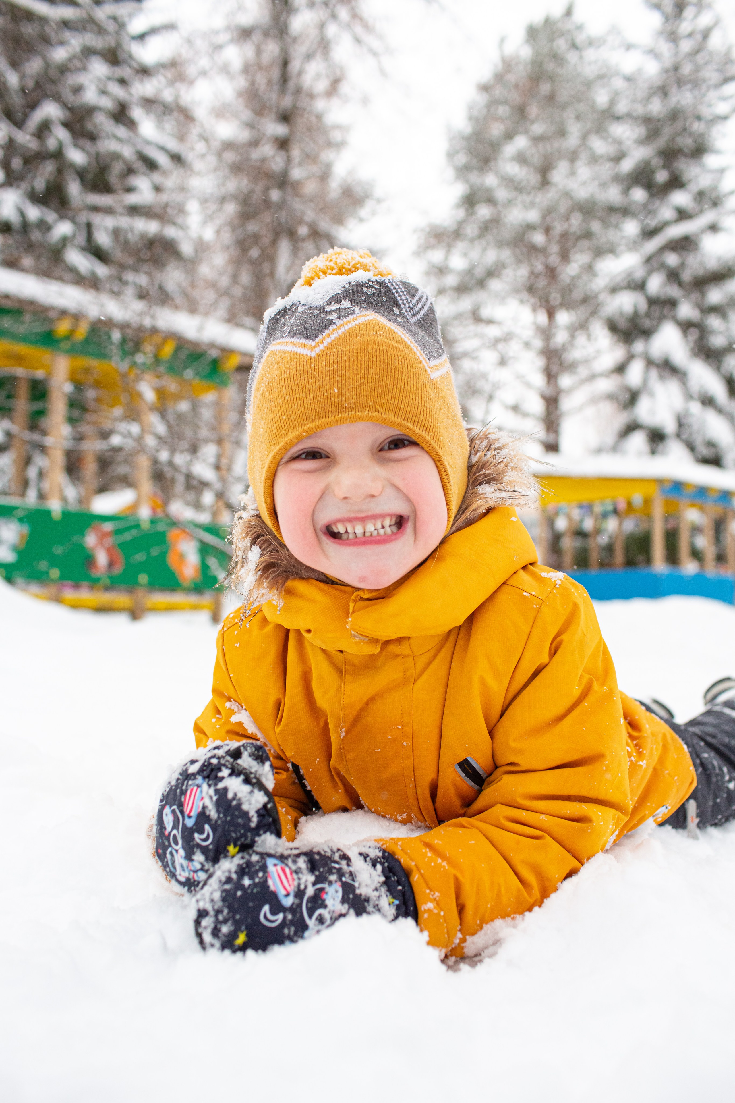 Зима в детском саду. Свадебный, семейный, детский фотограф в Санкт-Петербурге
