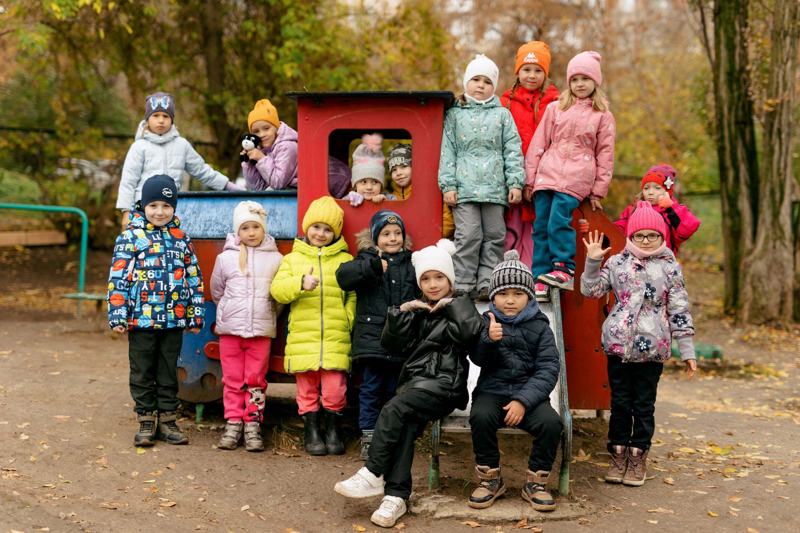 Осень в садике. Свадебный и семейный фотограф в Туле и области Маша Костина