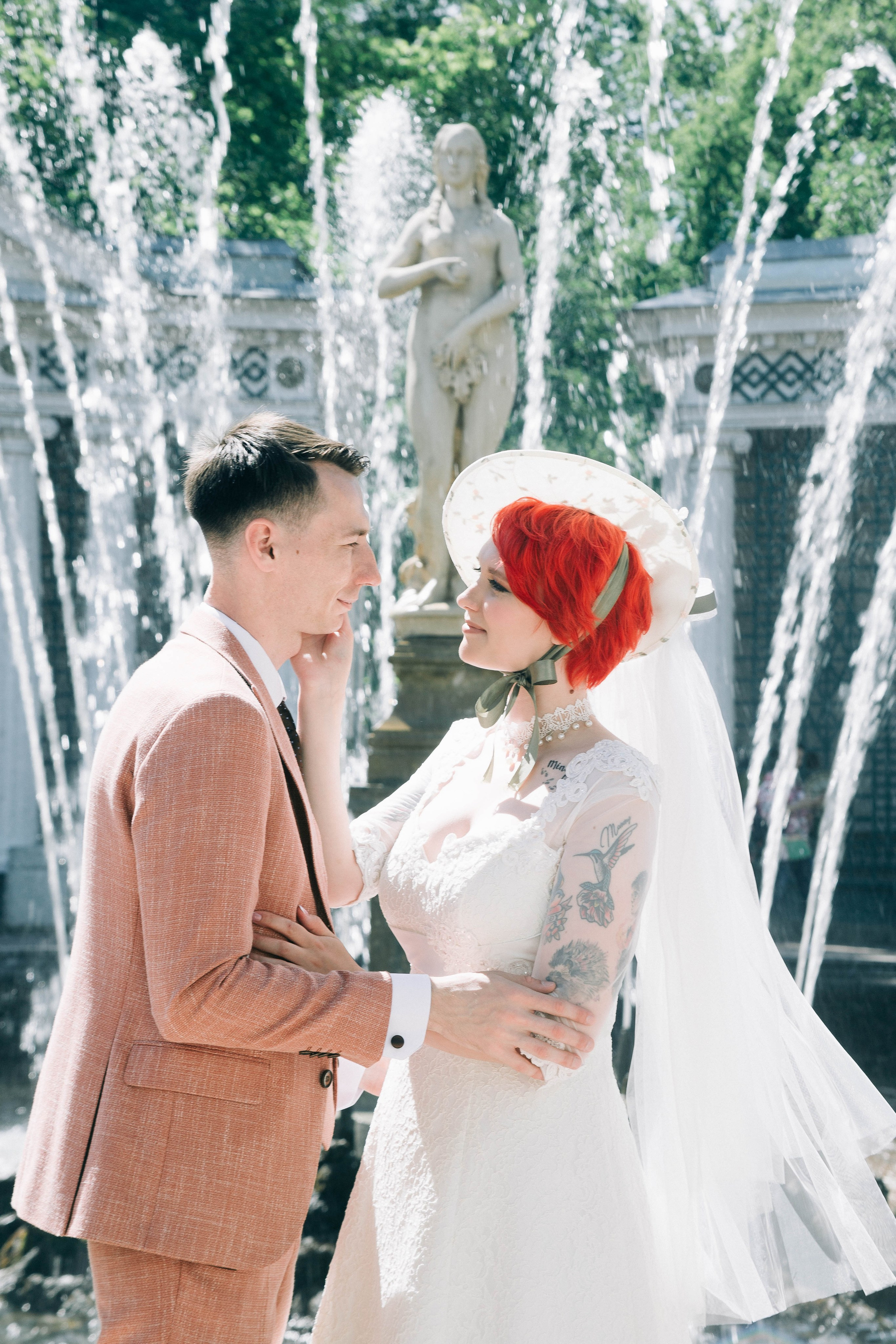Александра & Семён. Свадебная съёмка в Петергофе. Свадебный и контент фотограф в Севастополе и Крыму Марина Данилова