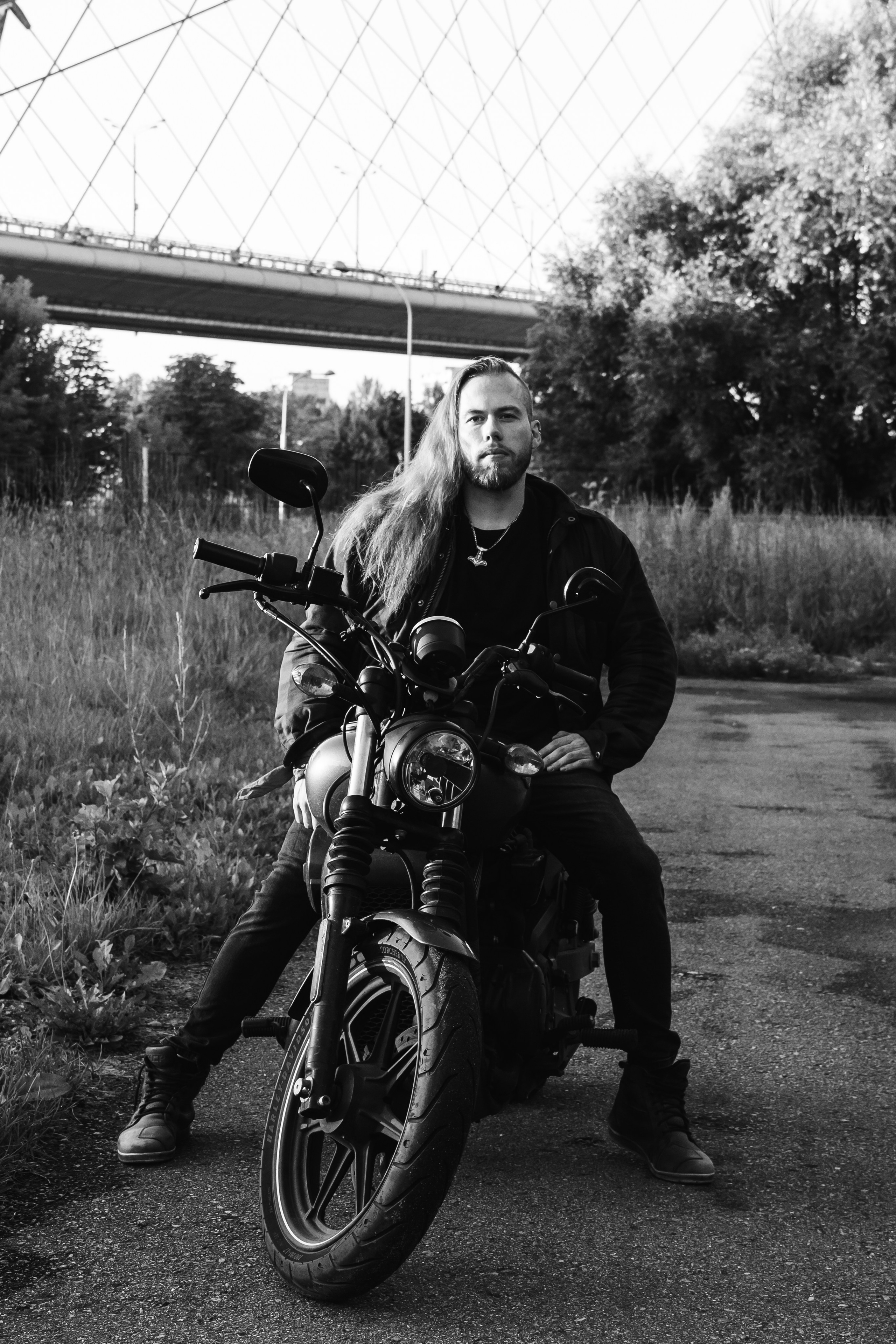 Иван и Harley Davidson. Наталия Фролова. Фотограф. Москва