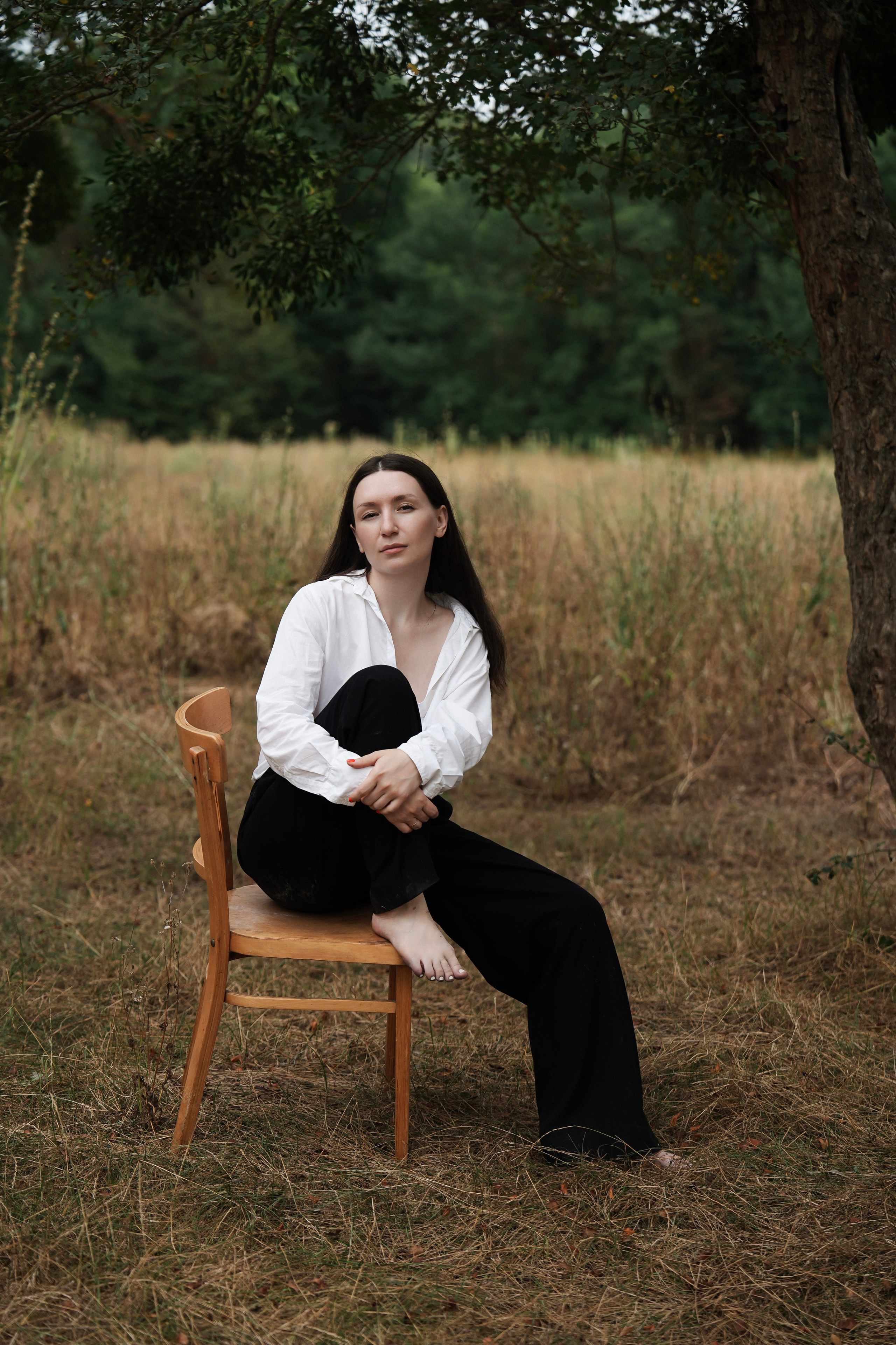 Инна в лесу. Фотограф с психологическим образованием