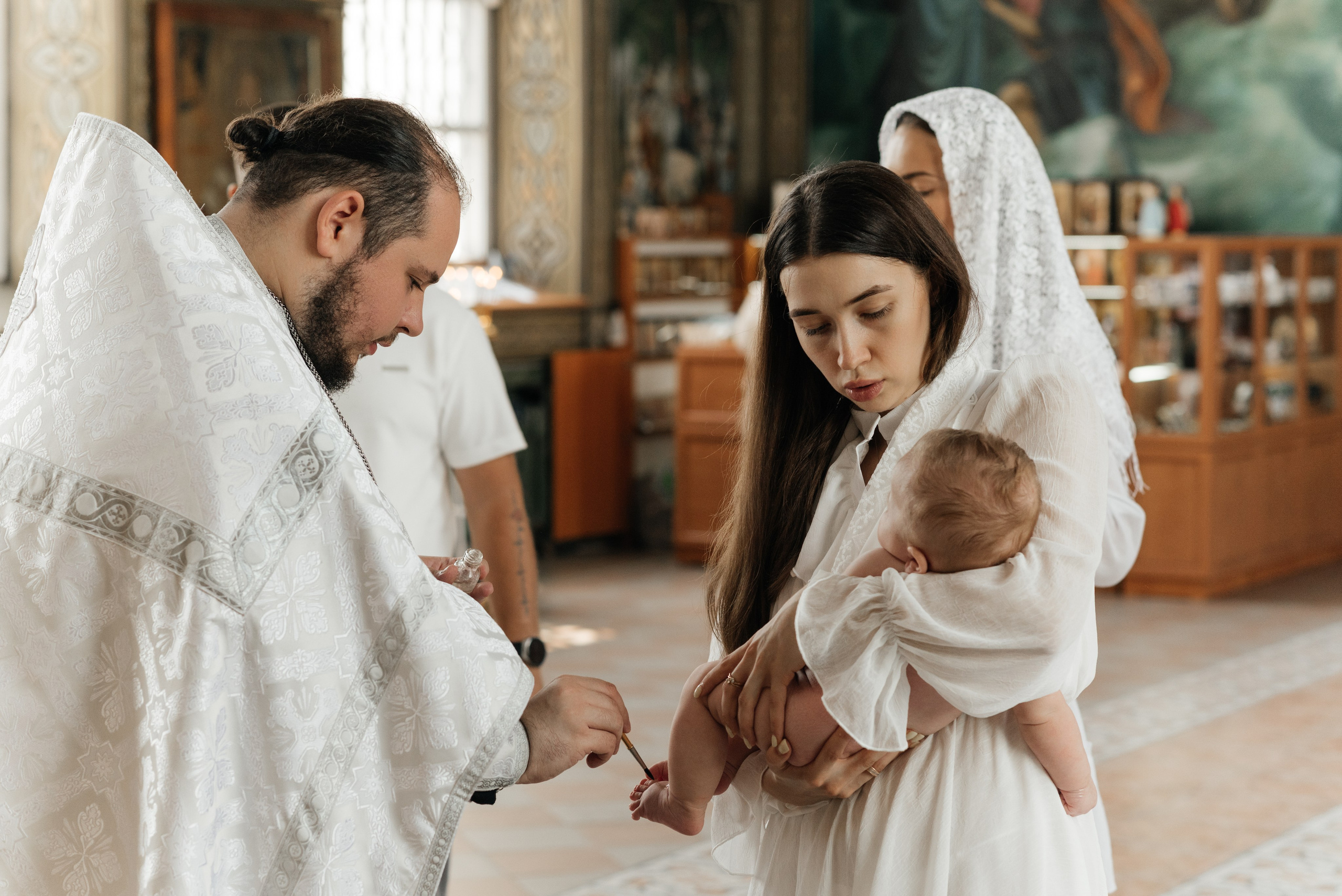Таинство крещения Артёма. Фотограф Елена Кучук