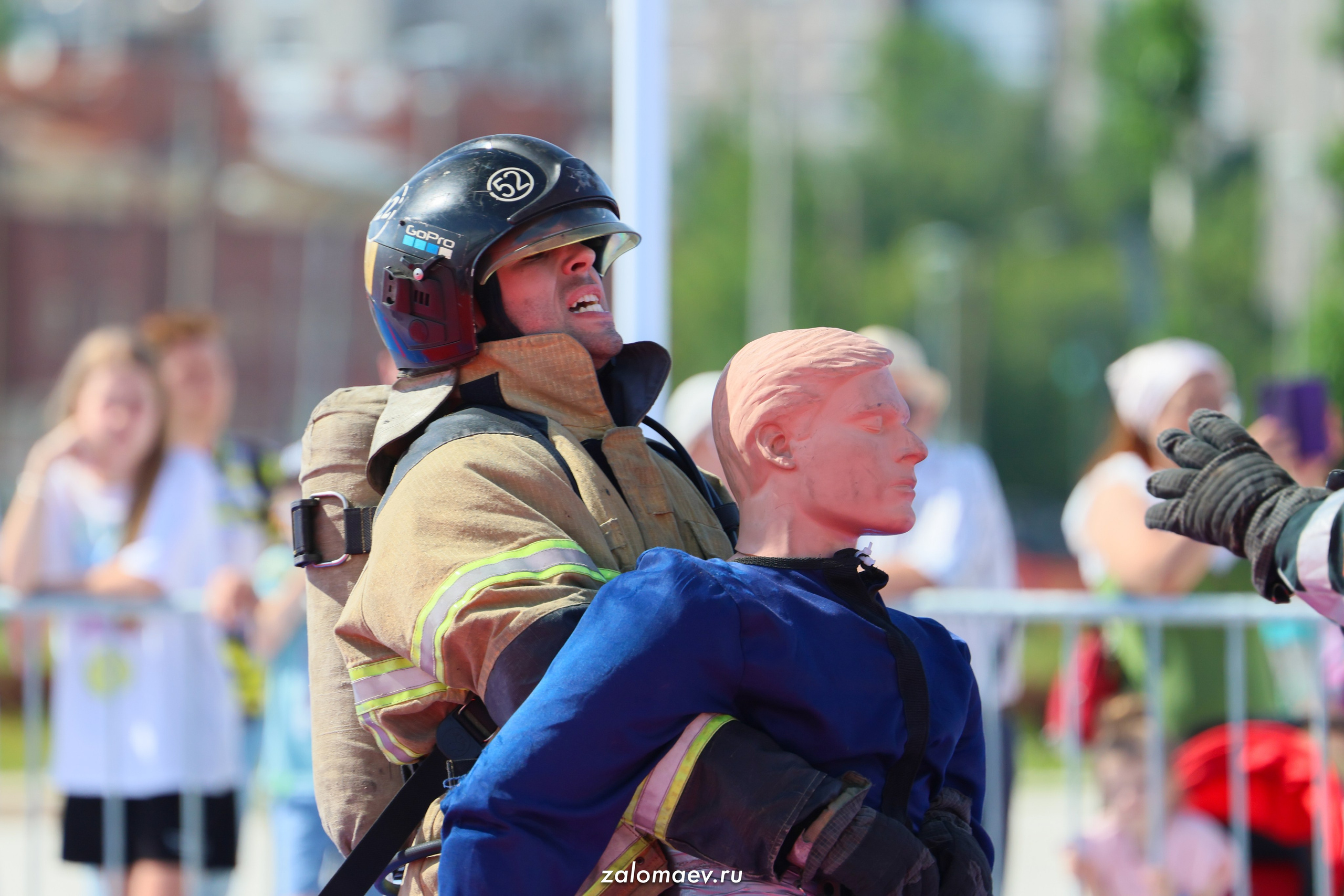 Сильнейший пожарный. Фотограф Александр Заломаев