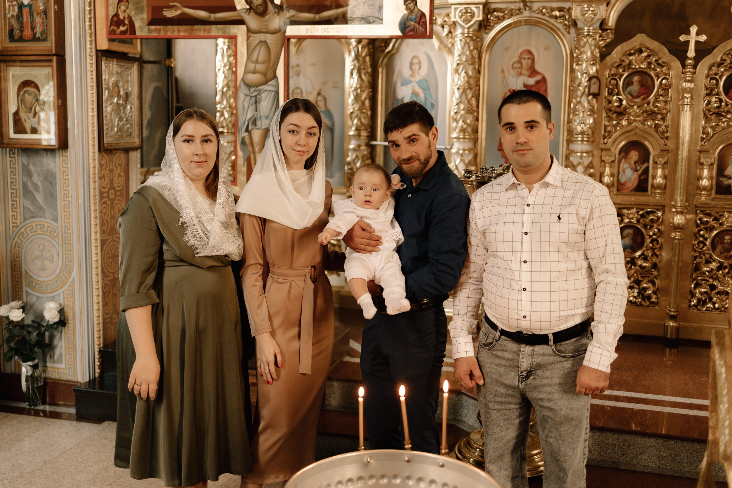 Крещение Тимура. Семейный фотограф в Краснодаре Храмова Анна