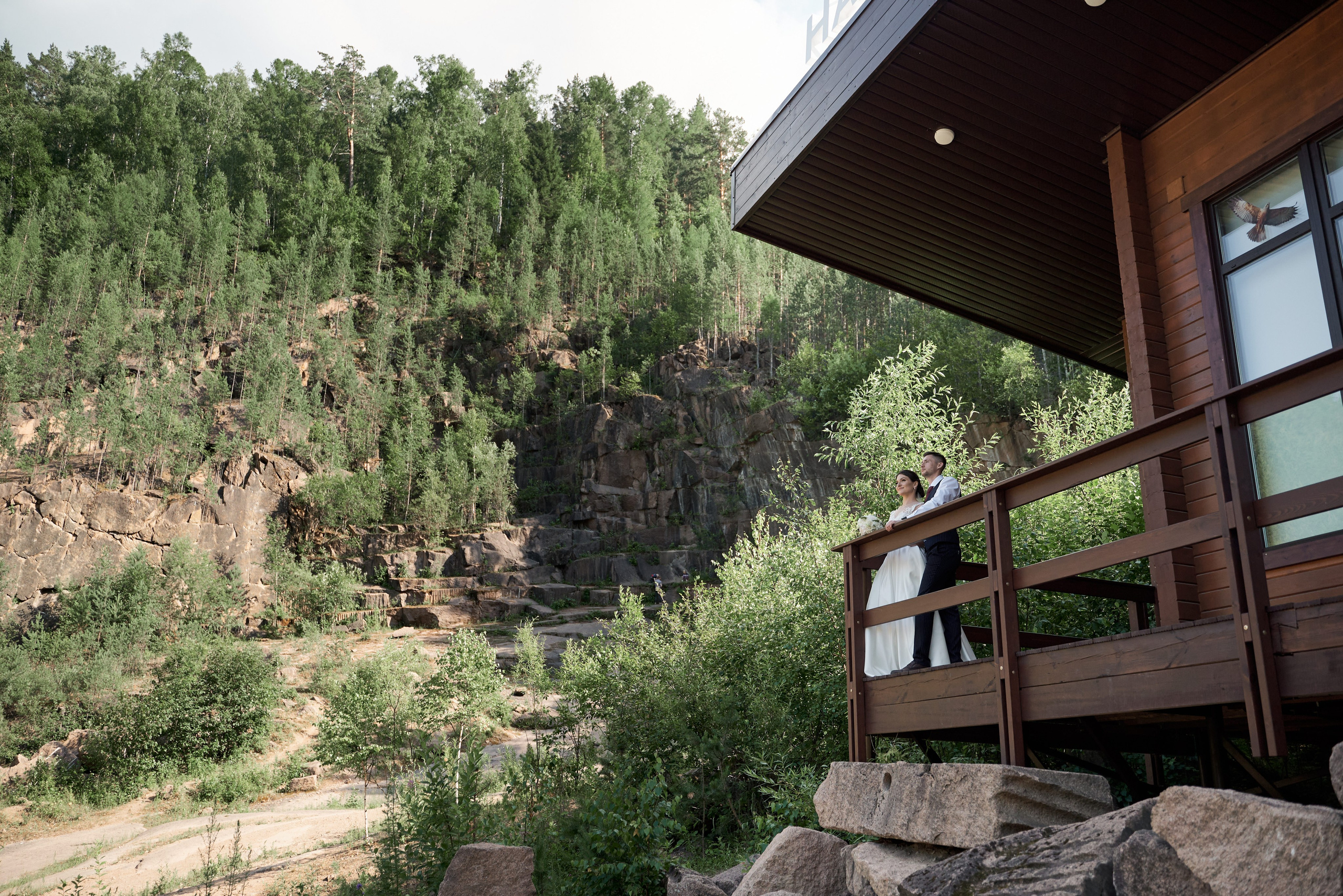 Гранитный карьер. Свадебный фотограф Александр Браво