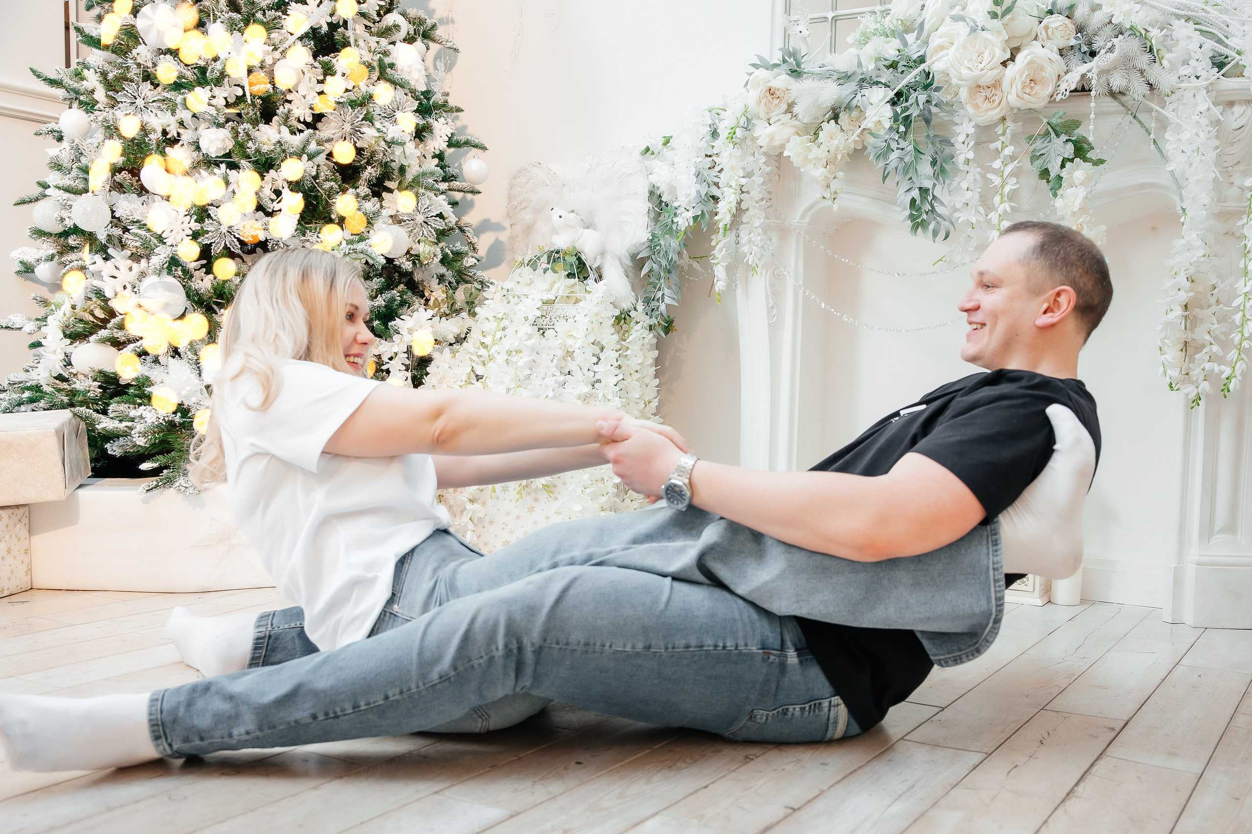 Семейная фотосессия: Первый Новый год. Свадебный и семейный фотограф в Москве Красинская Мария