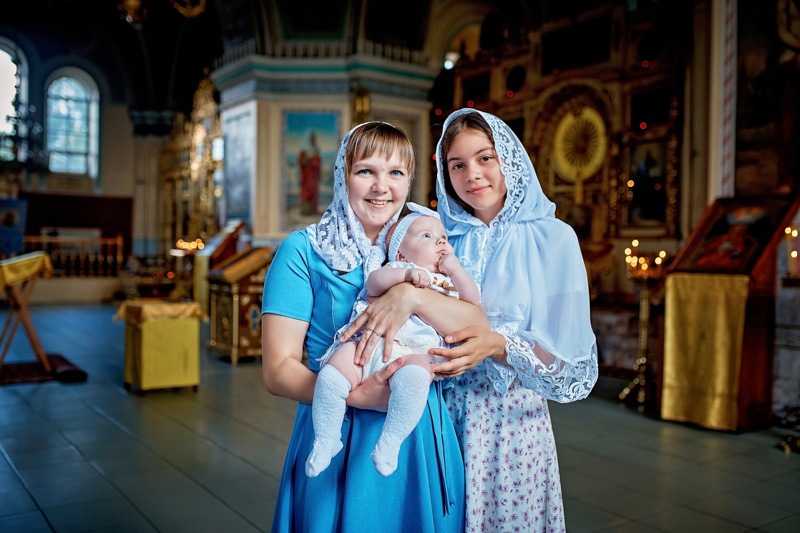 Крещение Екатерина. Фотограф на Крещение и Венчание в Барнауле