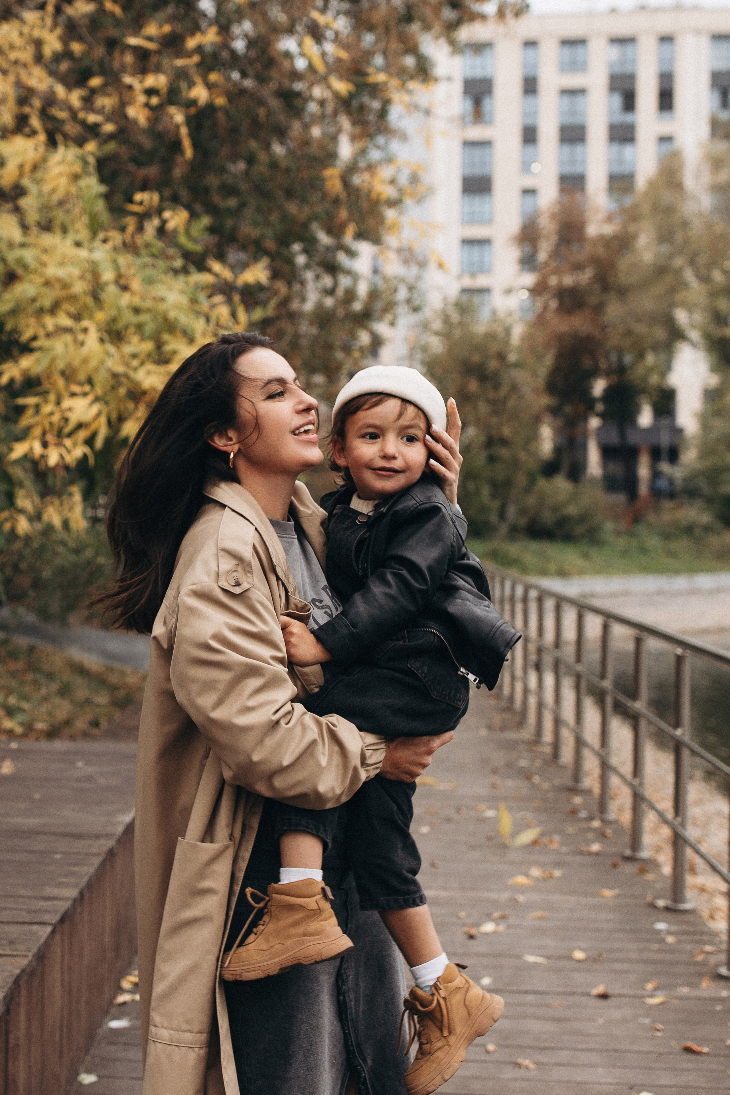 Осень в городе. Семейный фотограф в Москве Марина Петра