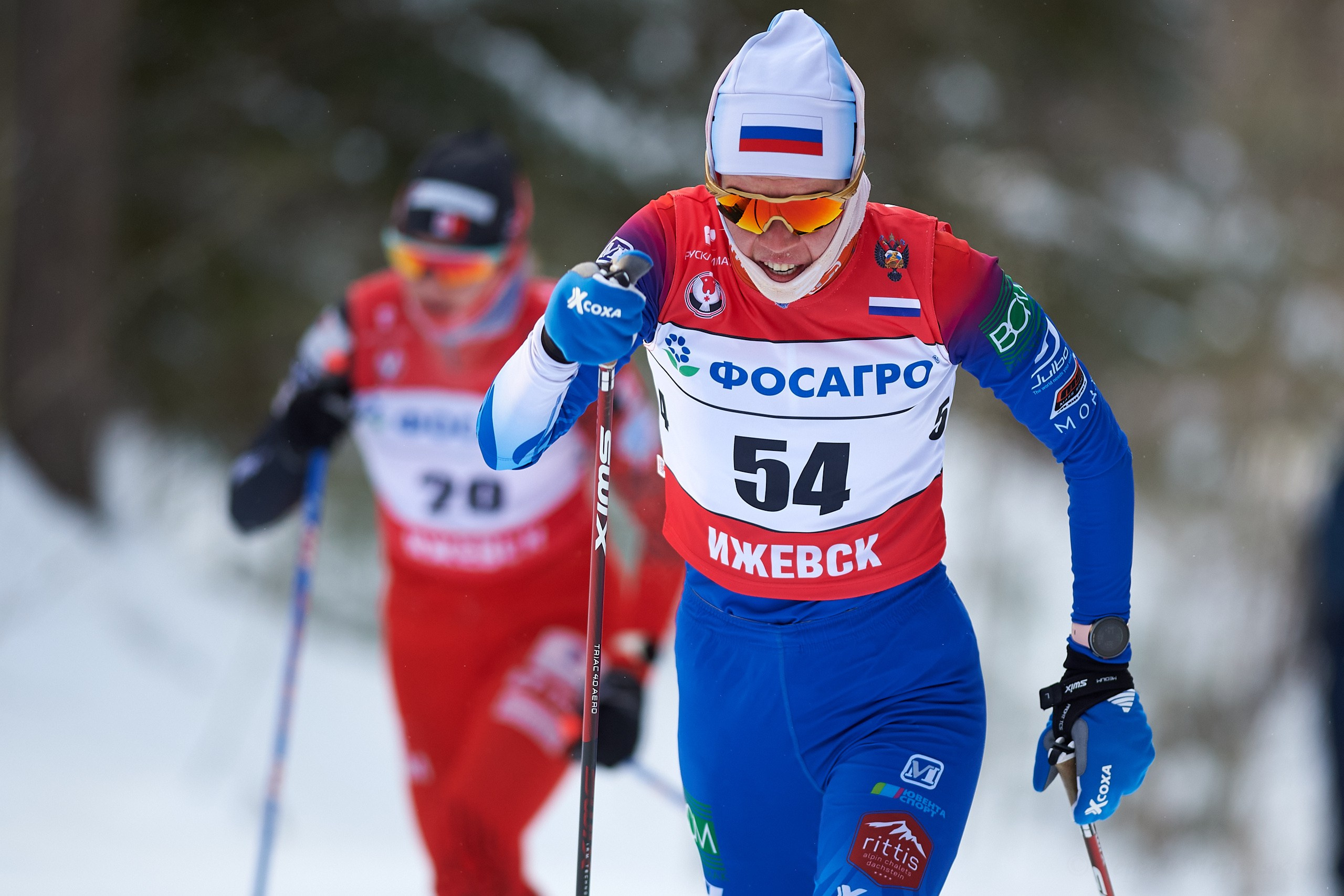 VI этап ФосАгро Кубка России по лыжным гонкам. Ижевск 25.01.2025 и 26.01.2025. Спортивный репортажный фотограф в Ижевске Сергей Мерзляков