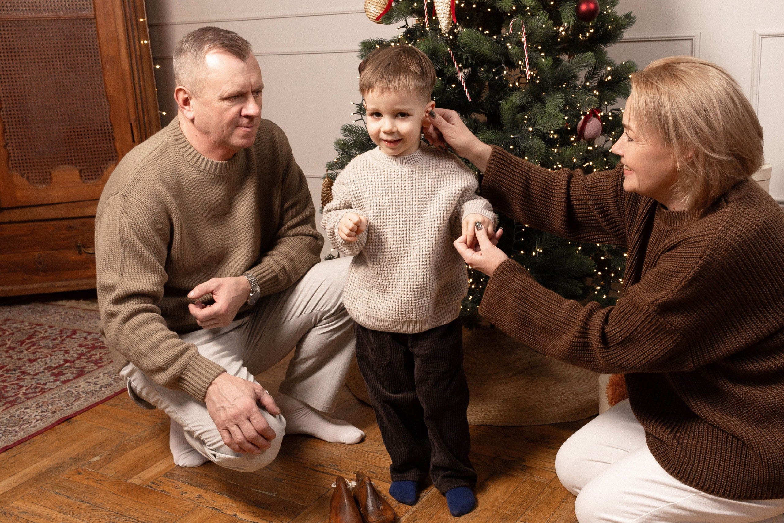 Рождественская семейная история. Свадебный и портретный фотограф Соломко Диана