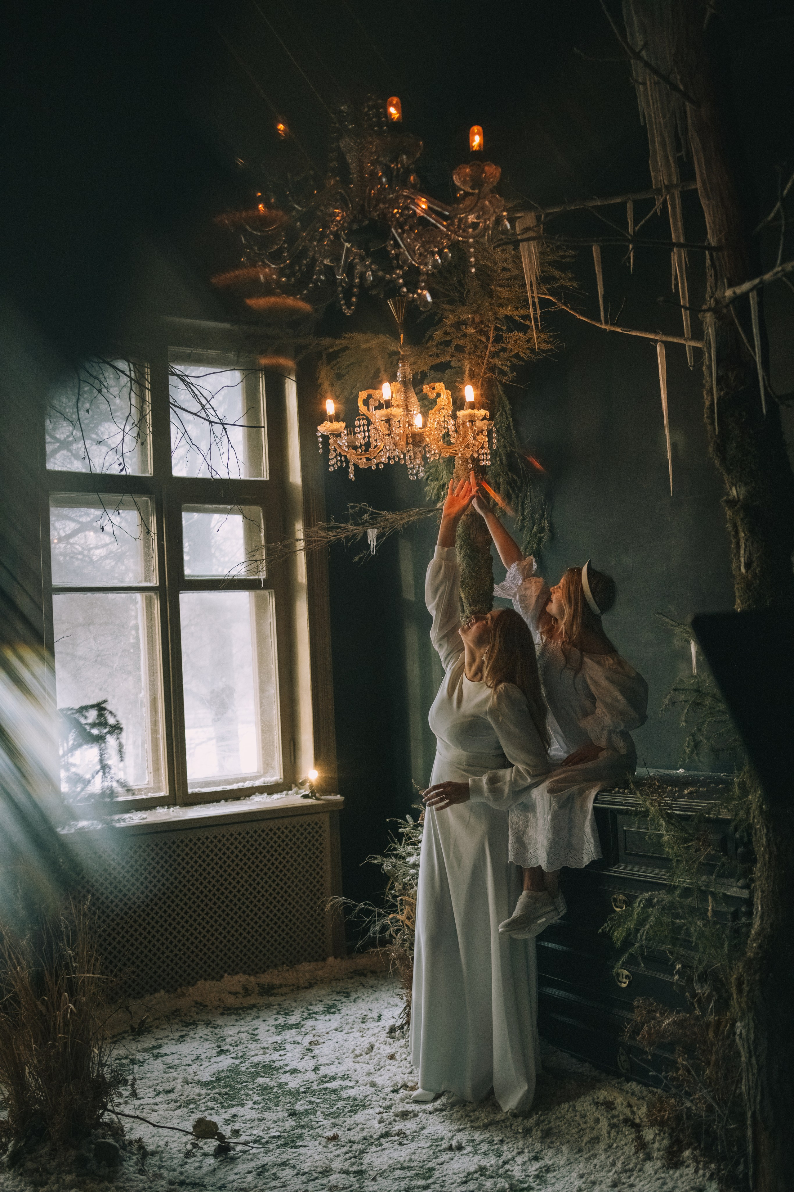 Волшебный зимний лес. Семейный и детский фотограф в Москве Анна Чертополох