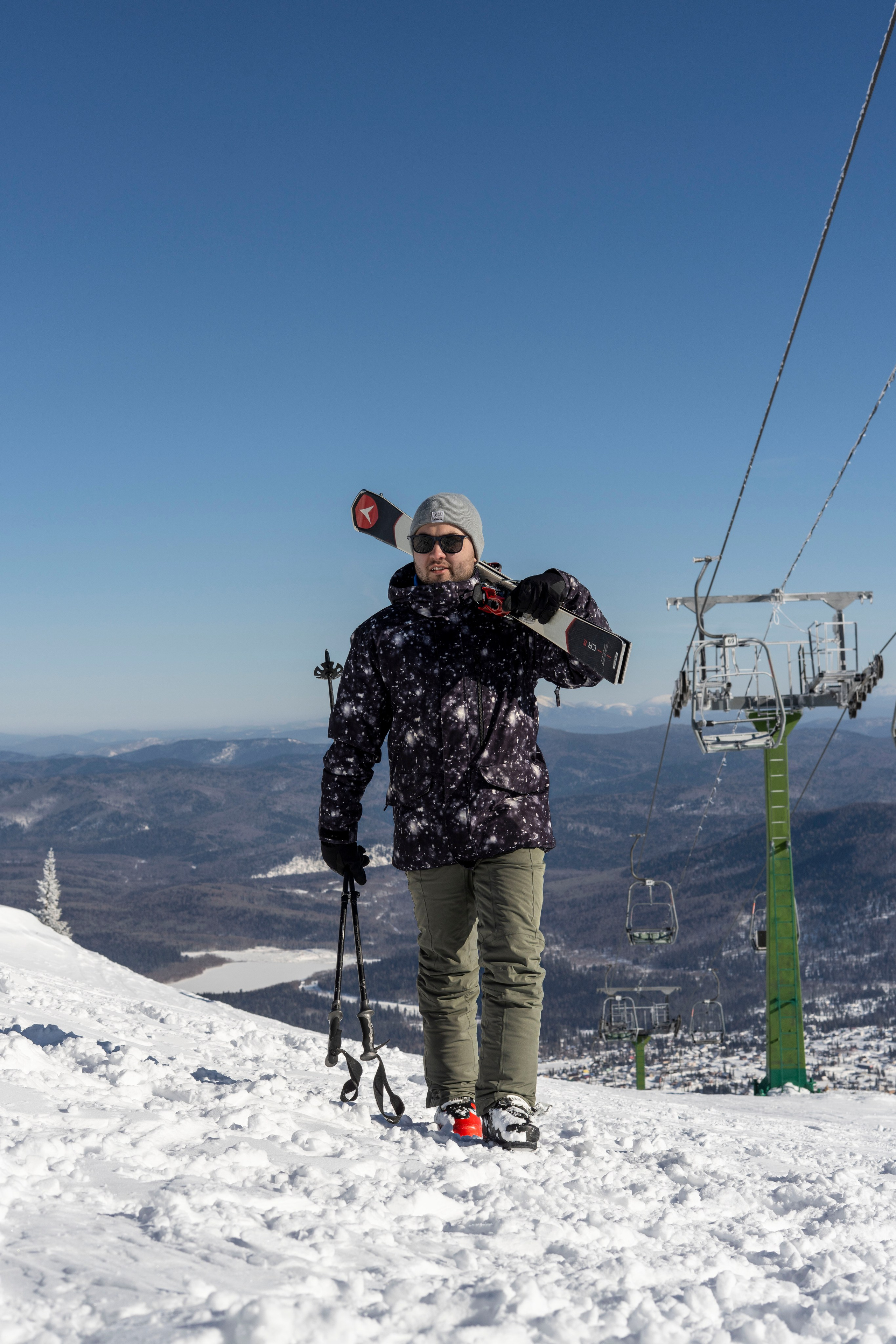 Фотосессия на вершине. Анастасия Паршукова — фотограф Шерегеш Новосибирск