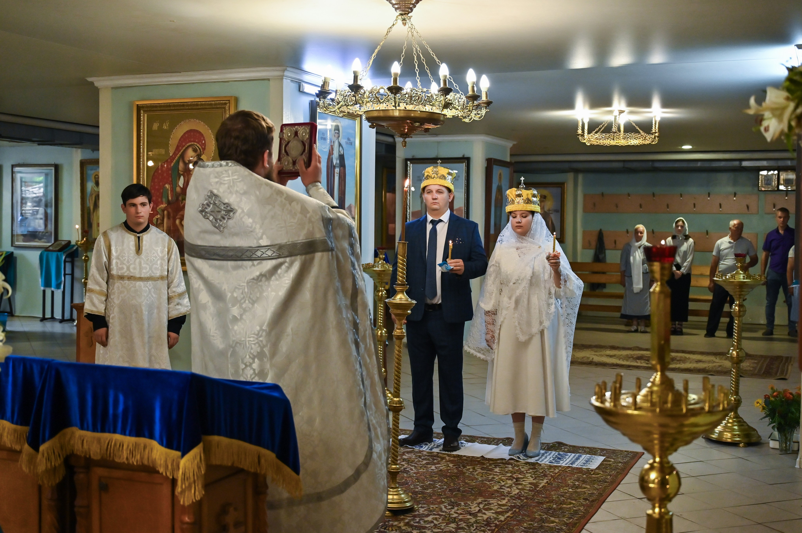 Венчание Андрей и Елена. Репортажный и свадебный фотограф в Липецке Иван Первойкин