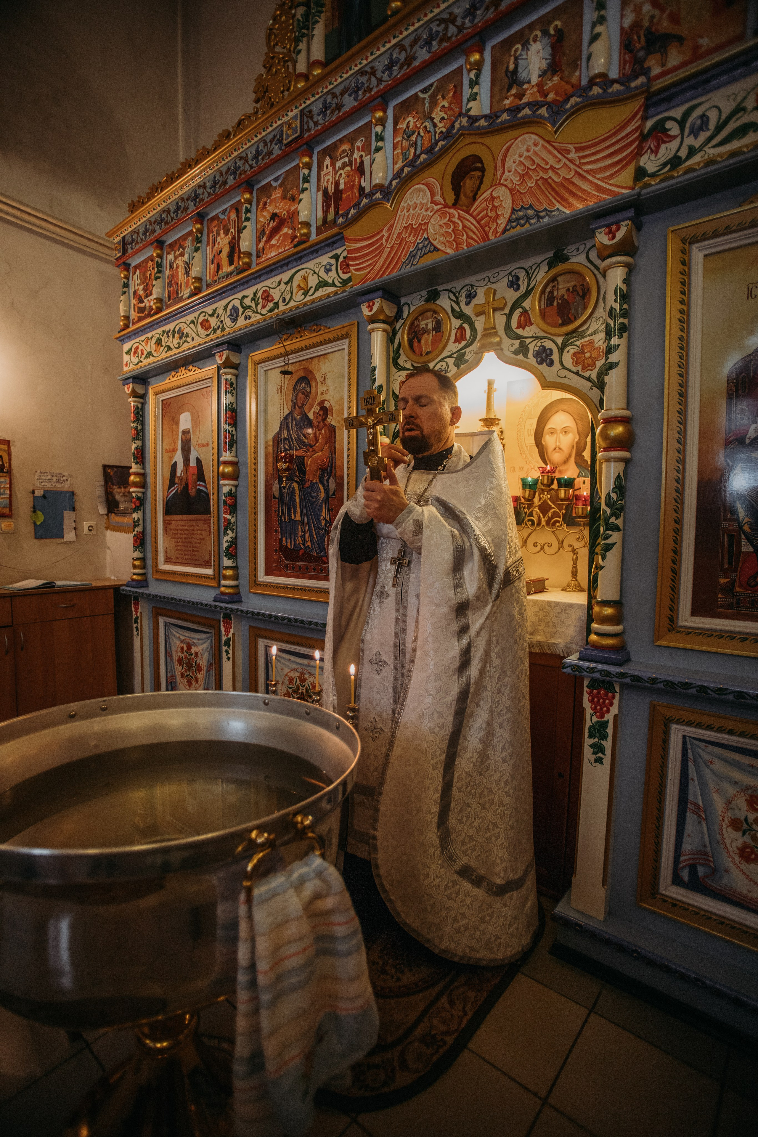 Крещение Аглаи. Венера Гайн. Репортажный фотограф  Тюмень. Обучение фотографии с 0