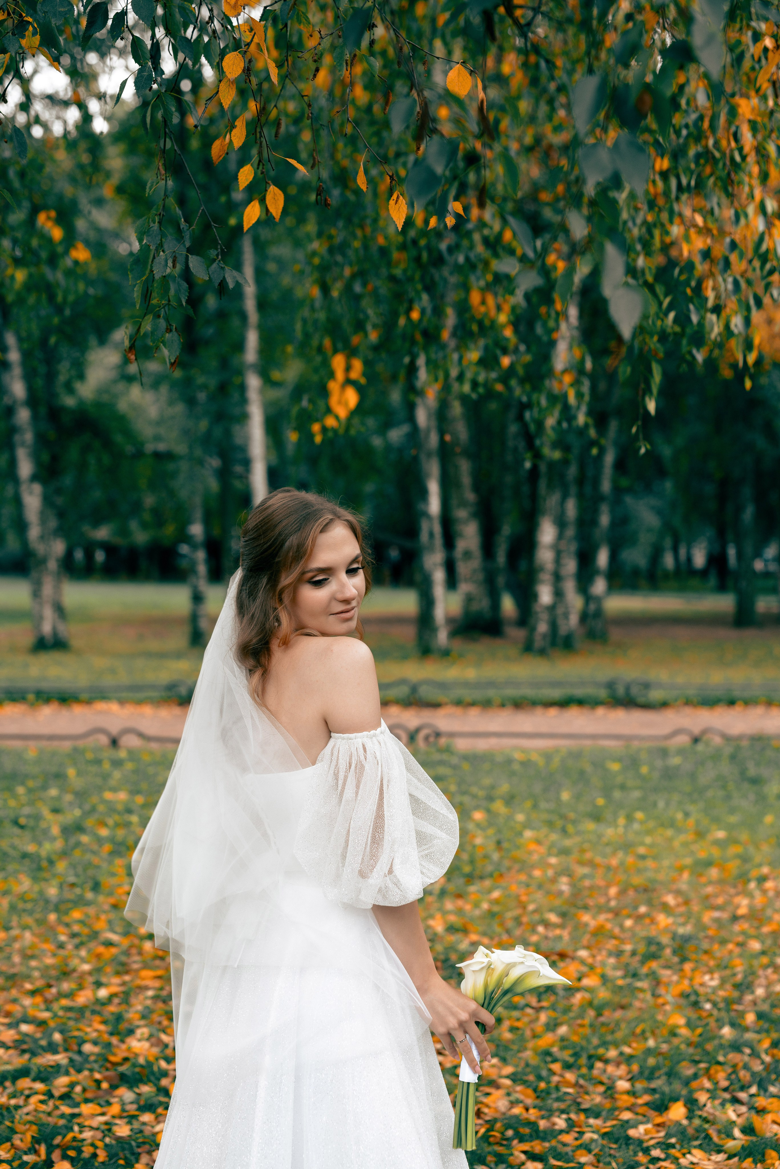 Анастасия и Михаил (Второй Дворец Бракосочетания на Фурштатской улице 52, фотосессия в Таврическом парке). Портретный, семейный и свадебный фотограф в Санкт-Петербурге и в Пушкине Ширяев Денис