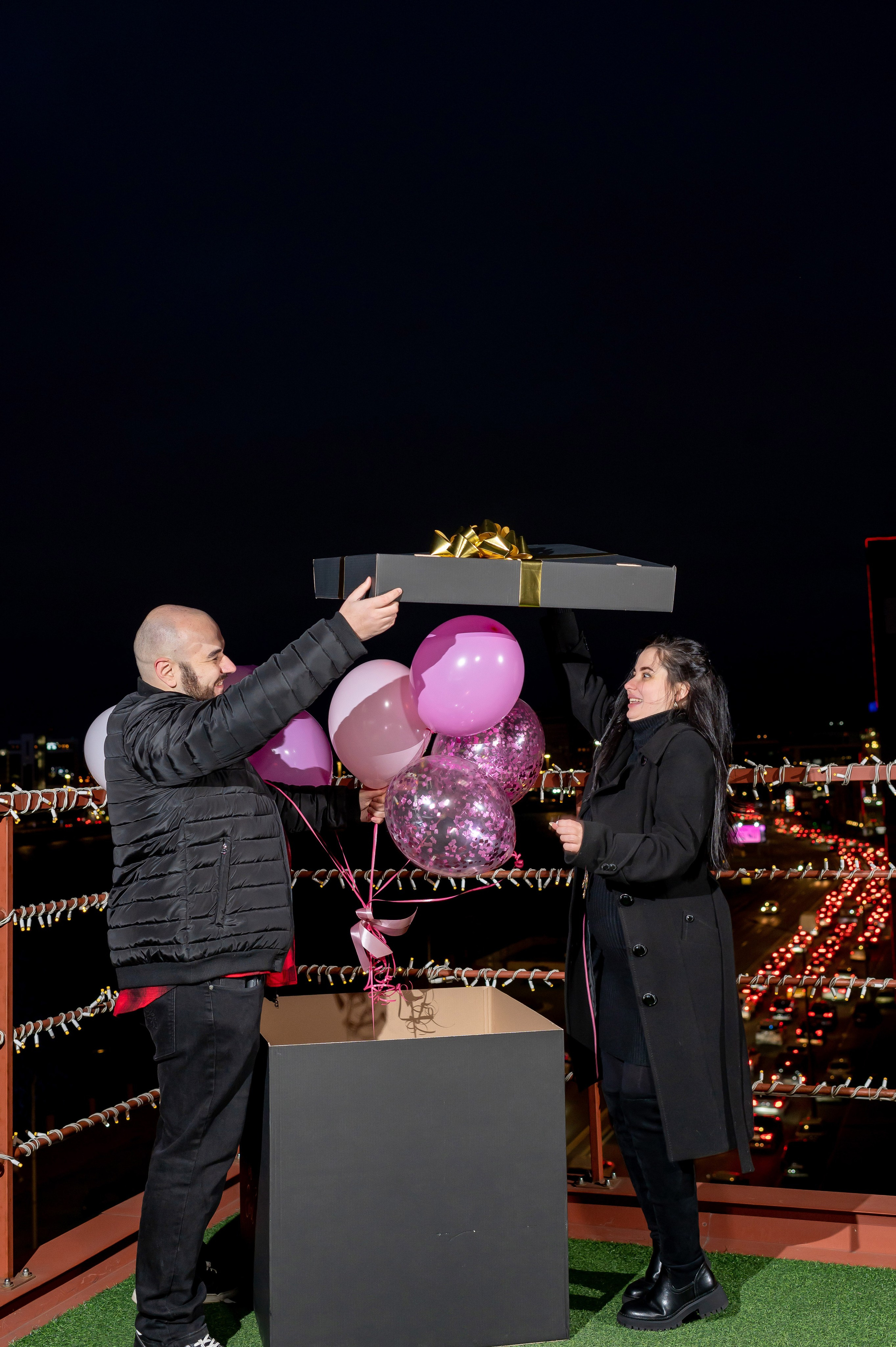 Гендер-пати на крыше Питера. Портретный, семейный и свадебный фотограф в Санкт-Петербурге и в Пушкине Ширяев Денис