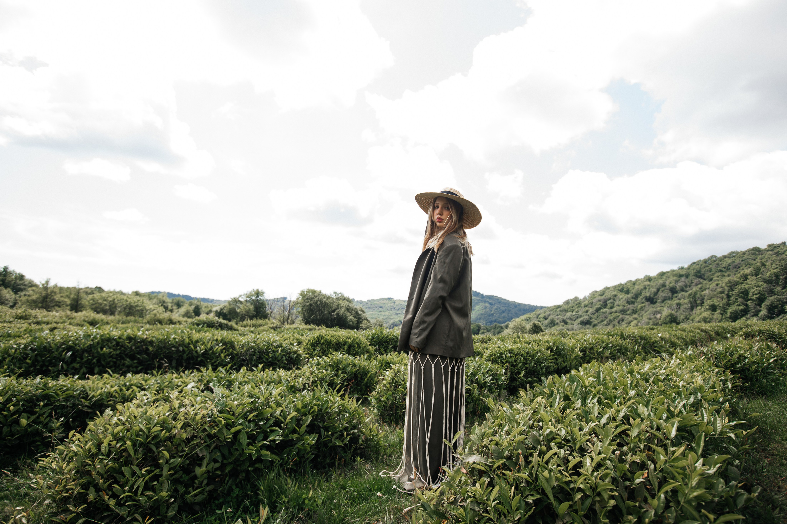 Tea plantation. Efimova Model Agency