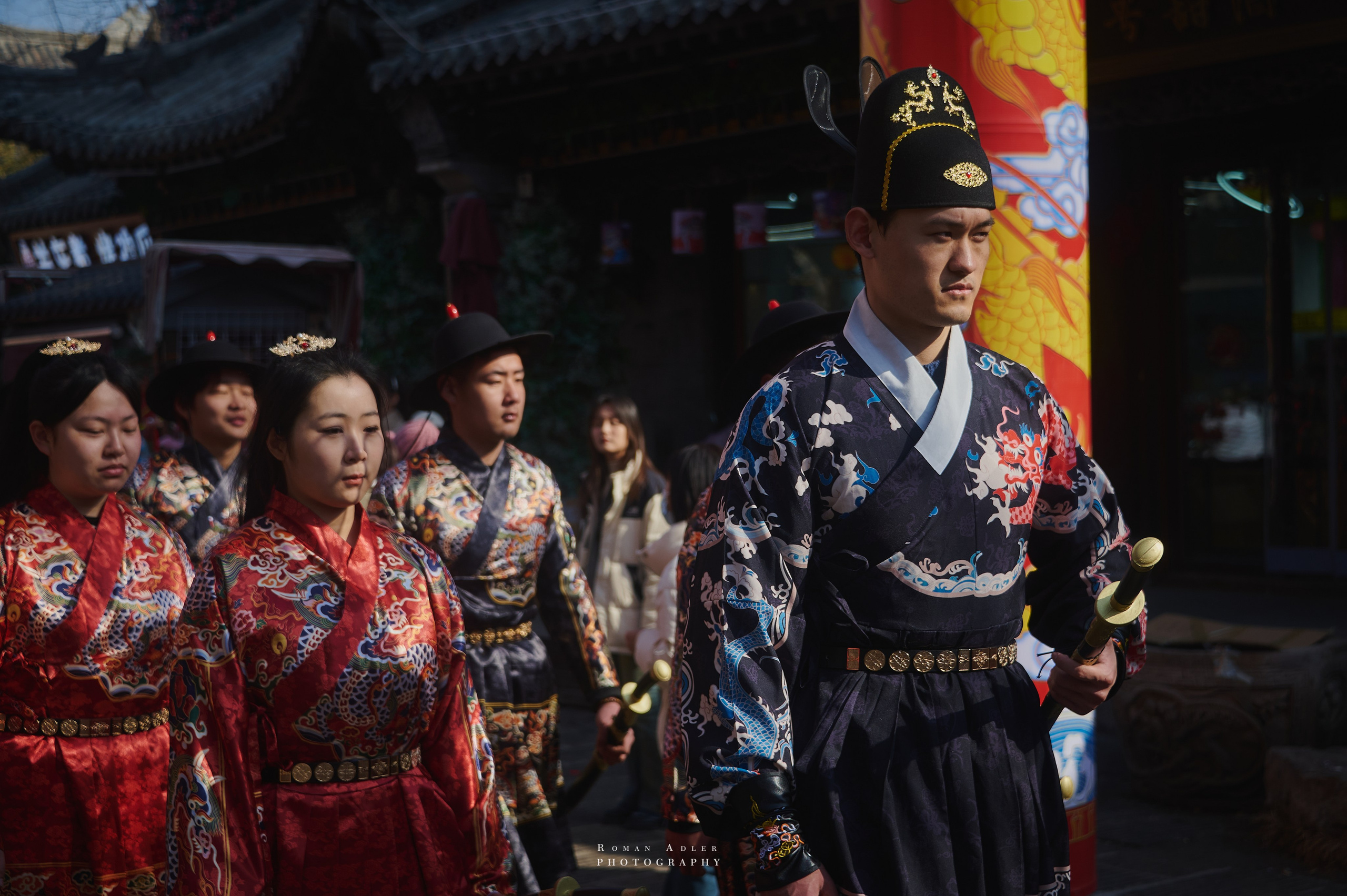 Новогодний парад в Цинчжоу. Китай. Фотограф Роман Адлер