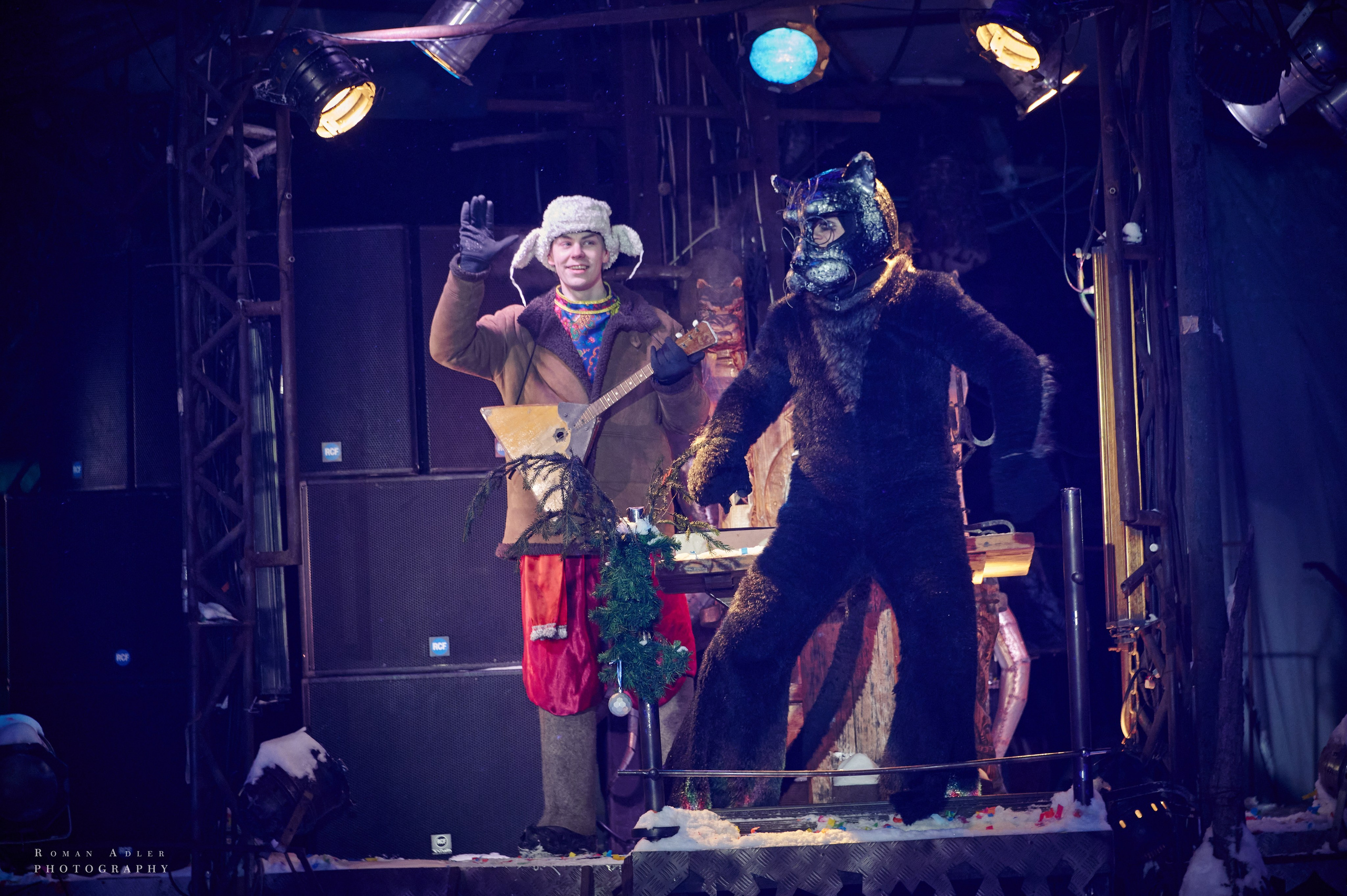 Новогодняя сказка от Ночных волков. Фотограф Роман Адлер