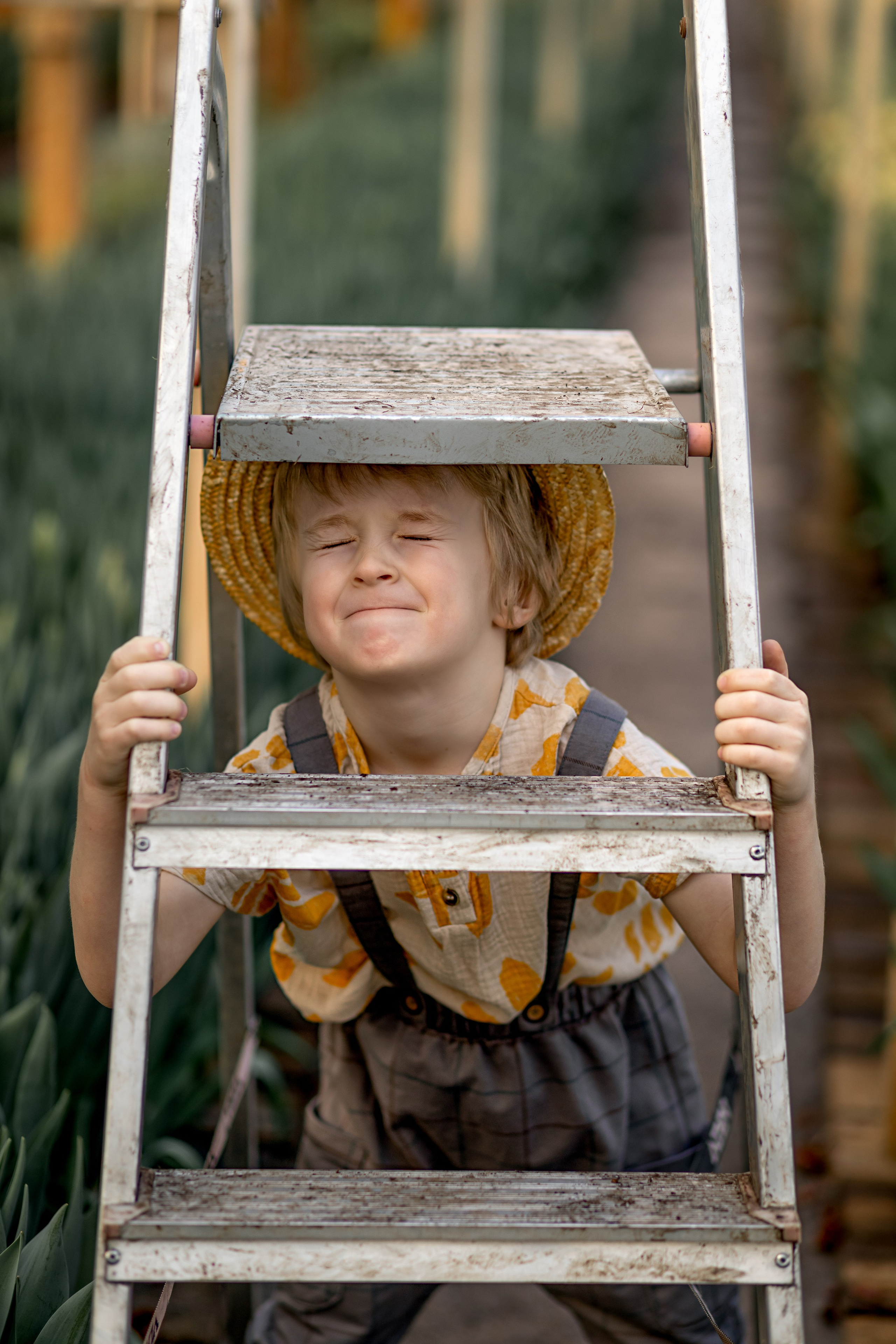 В теплице. Детский и семейный фотограф в Красноярске Елена Коровкина