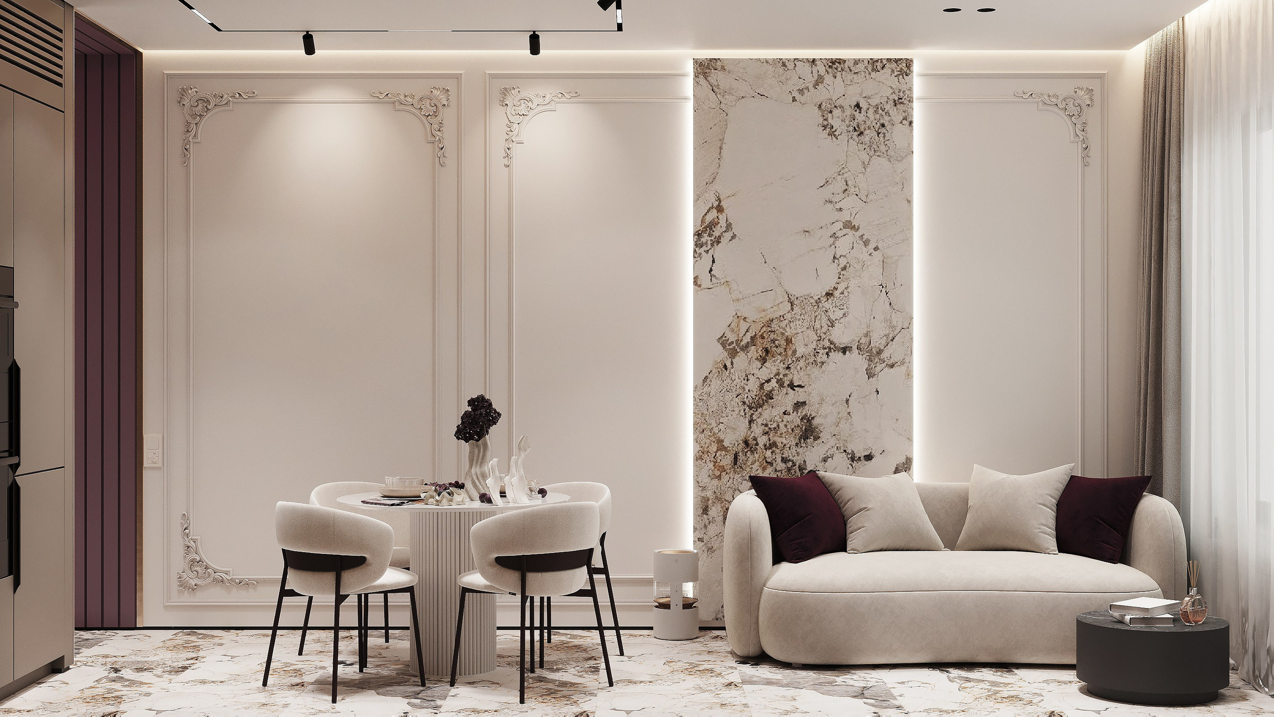 Дизайн-проект квартиры ЖК Голден Сити. Дизайнер интерьера квартир и частных домов