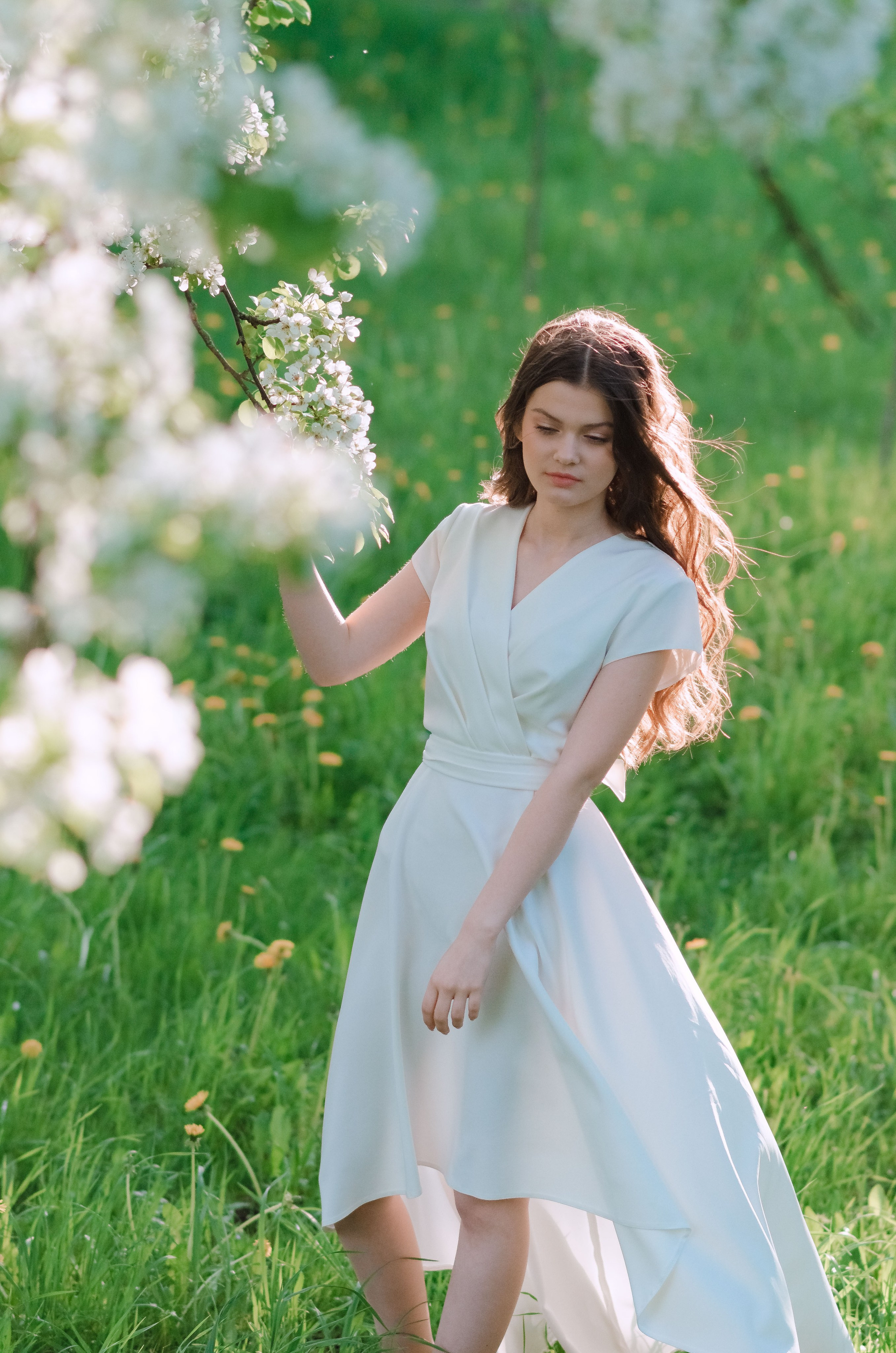 Анна Весеннее цветение. Семейный фотограф на выписку из роддома и крещение Минск Настя Гришук