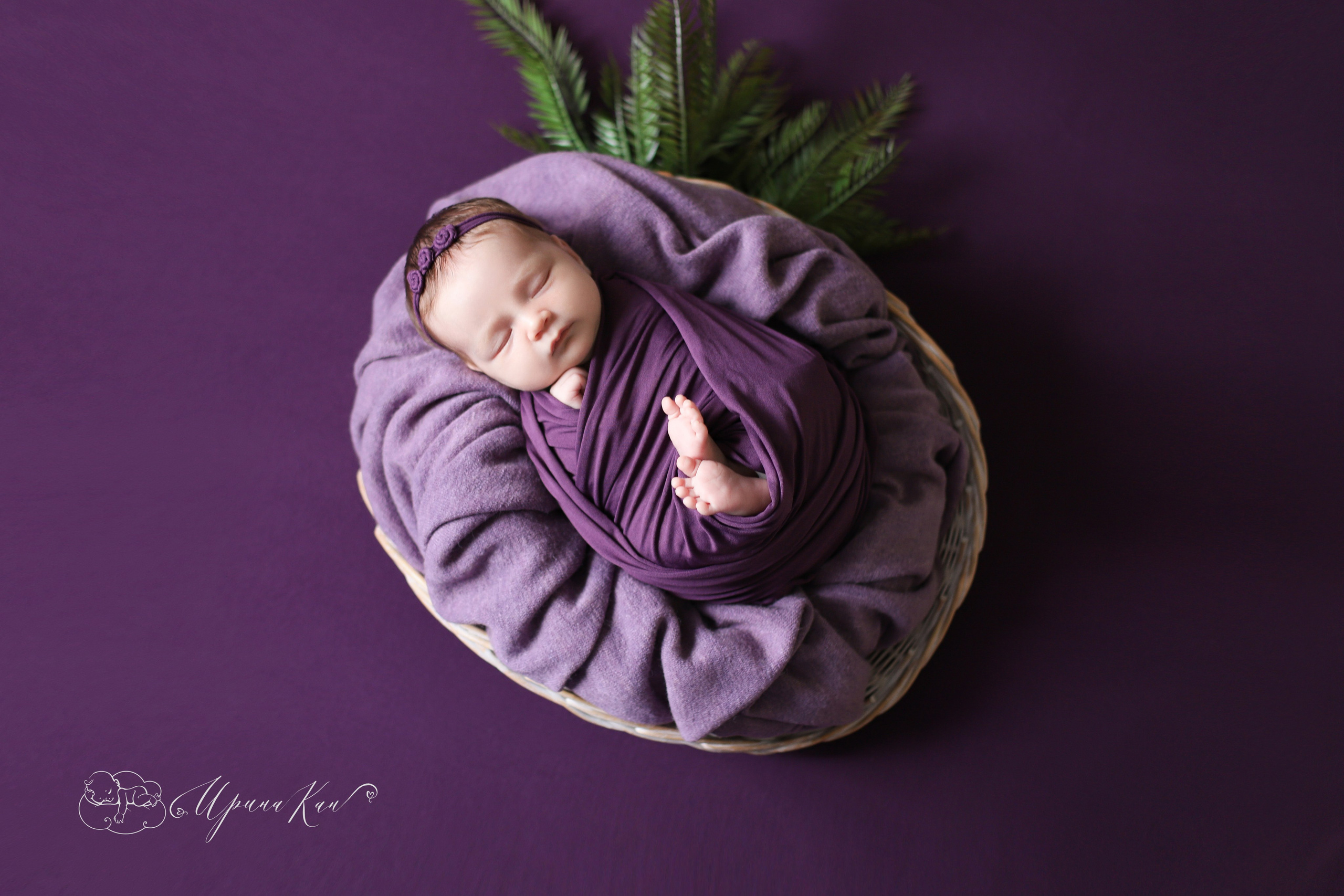 Новорожденная фотосессия для девочек. Ирина Кан Фотограф новорожденных в Екатеринбурге