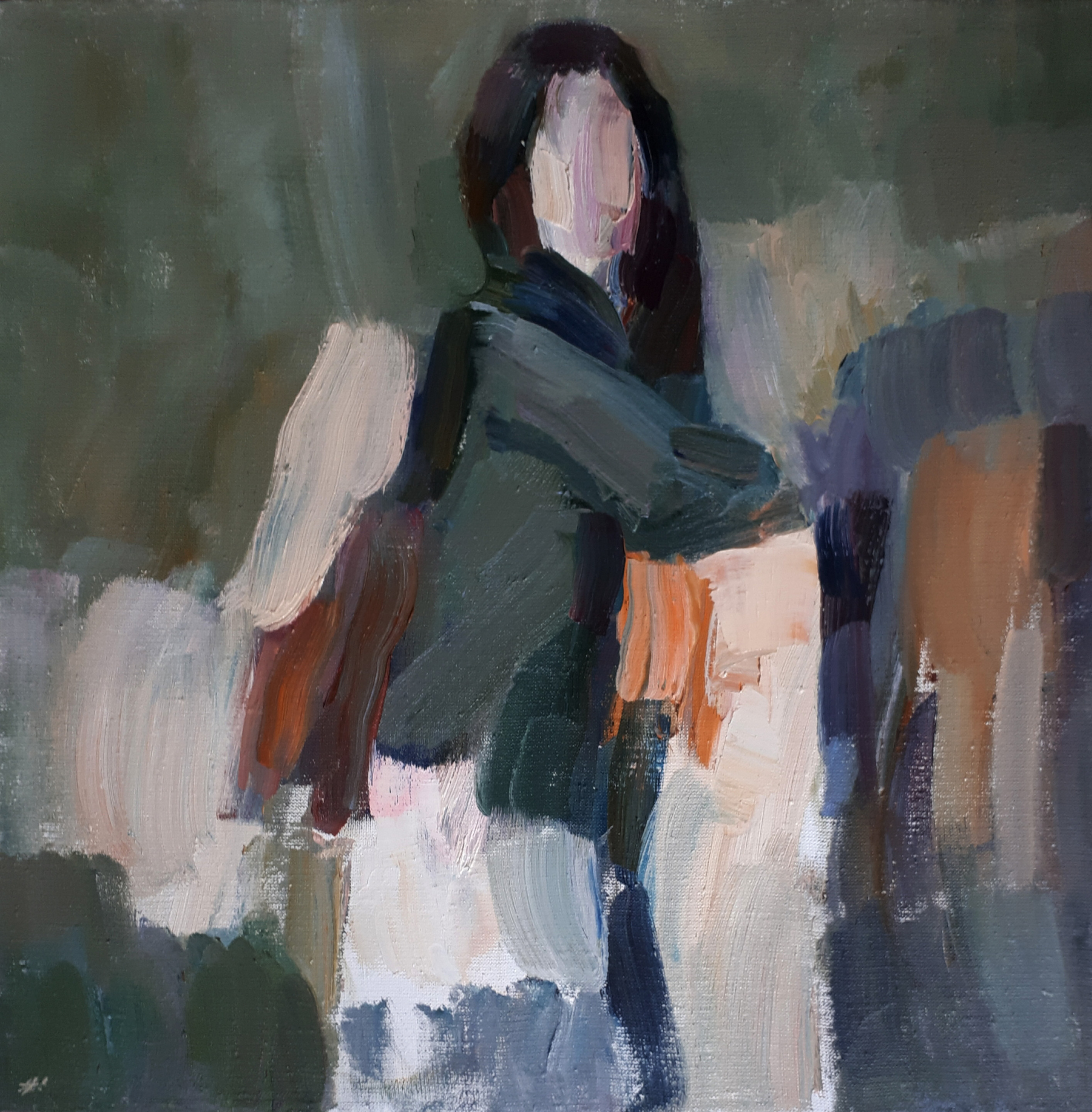 Девушка в зеленом